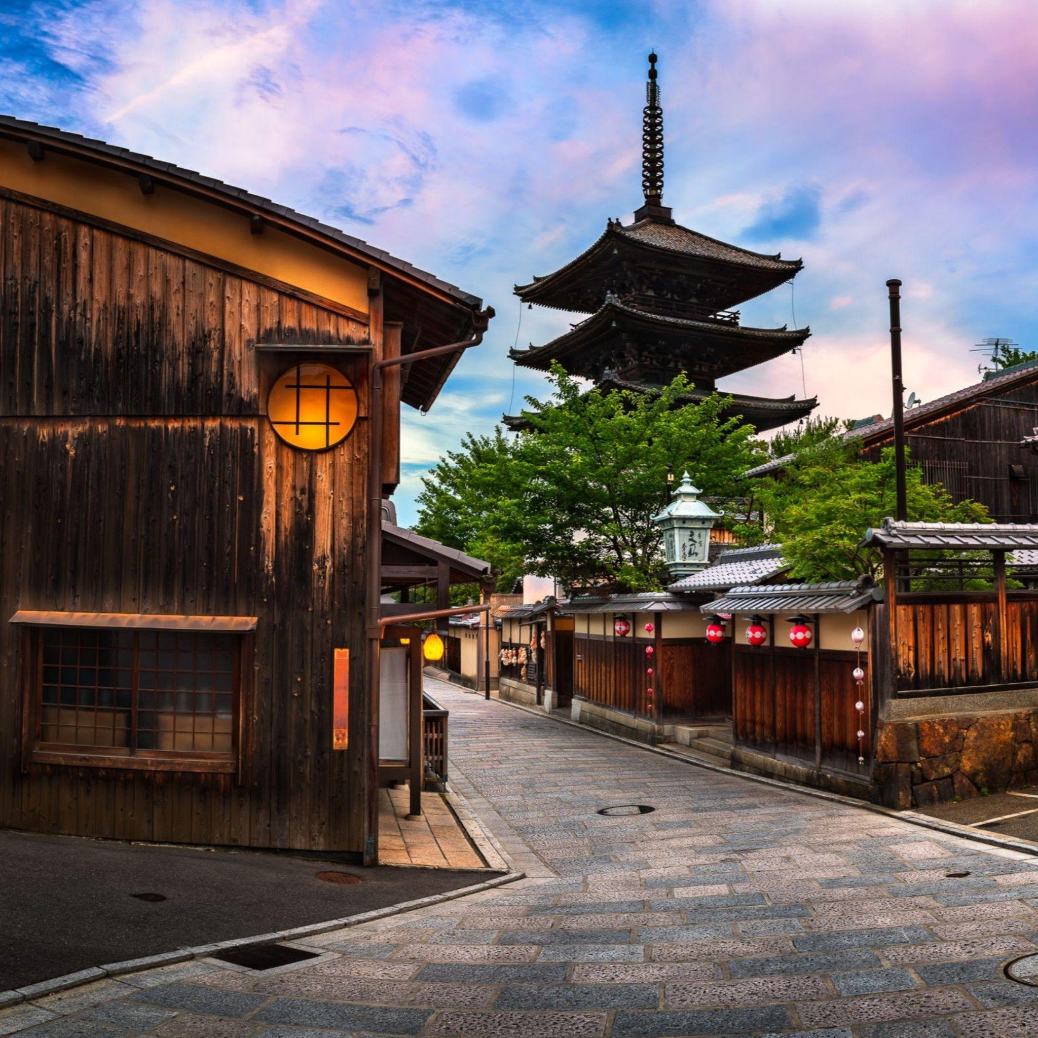 Kyoto, Japan, 4K, Bildschirm, Schön, 2050x2050 HD Handy