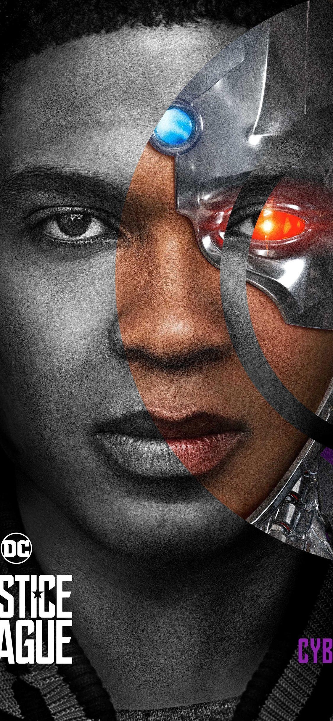 Cyborg, iPhone XS, Justice League, 4K, Foto, 1130x2440 HD Handy