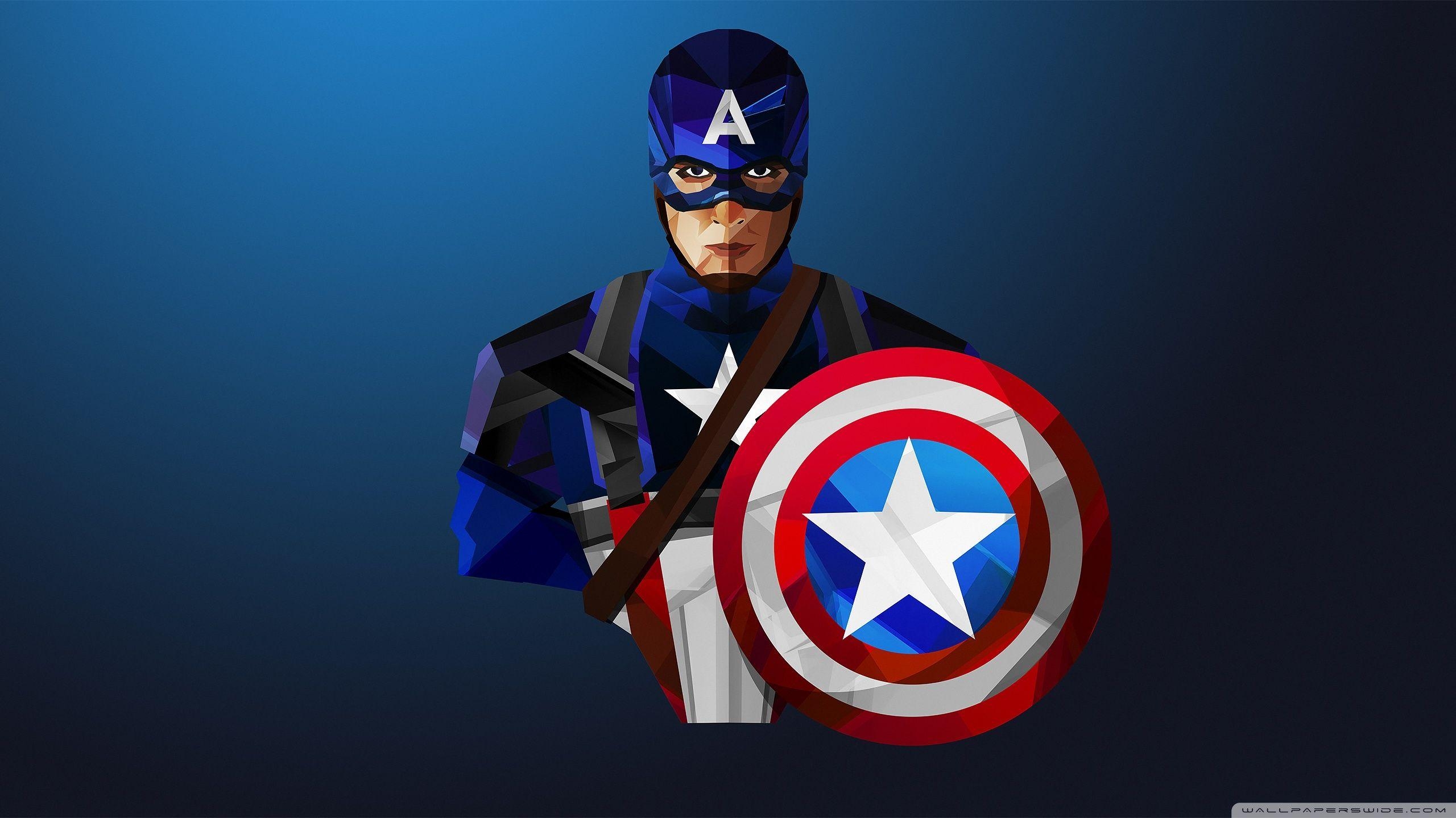 Captain America, 4K, Ultra HD, Desktop, Breitbild, 2560x1440 HD Desktop