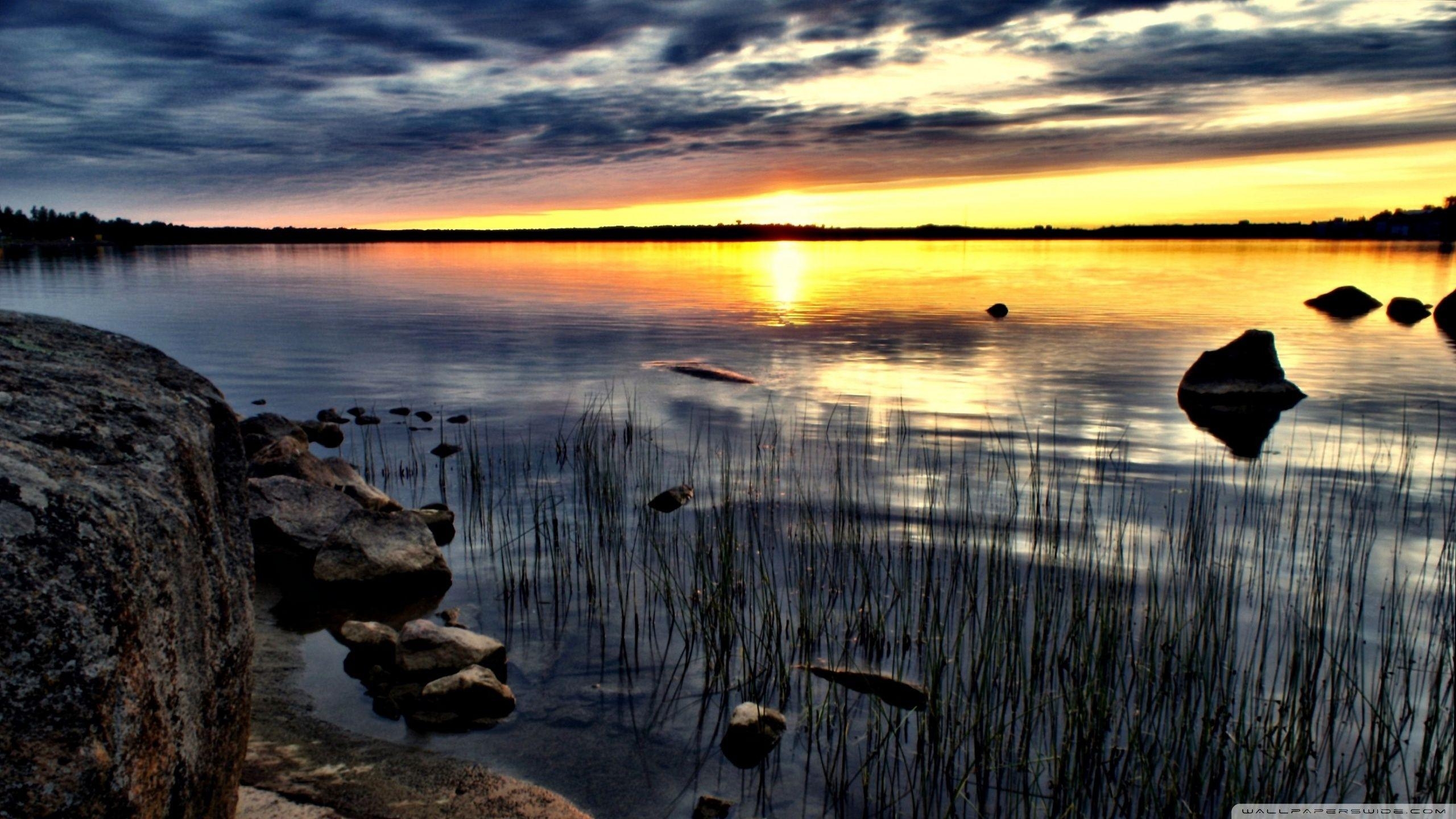 Finnland, Sonnenaufgang, 4K, HD, Bildschirm, 2560x1440 HD Desktop