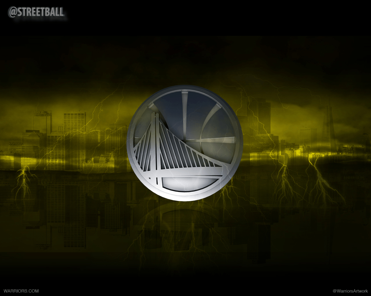 Golden State Warriors, Logo, Kunst, HD, NBA, 1280x1030 HD Desktop