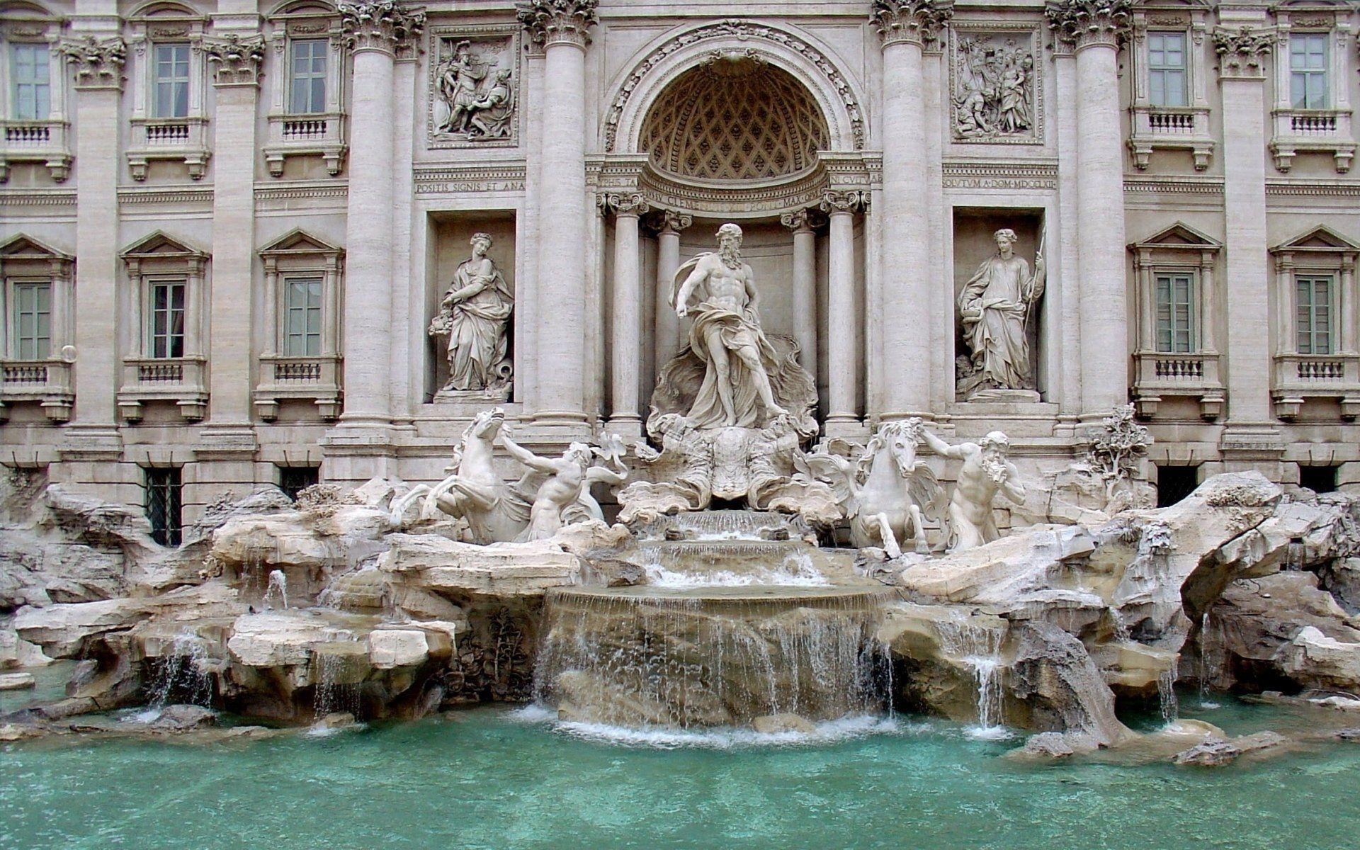 Trevi-Brunnen, HD, Wallpaper, Rom, Italien, 1920x1200 HD Desktop