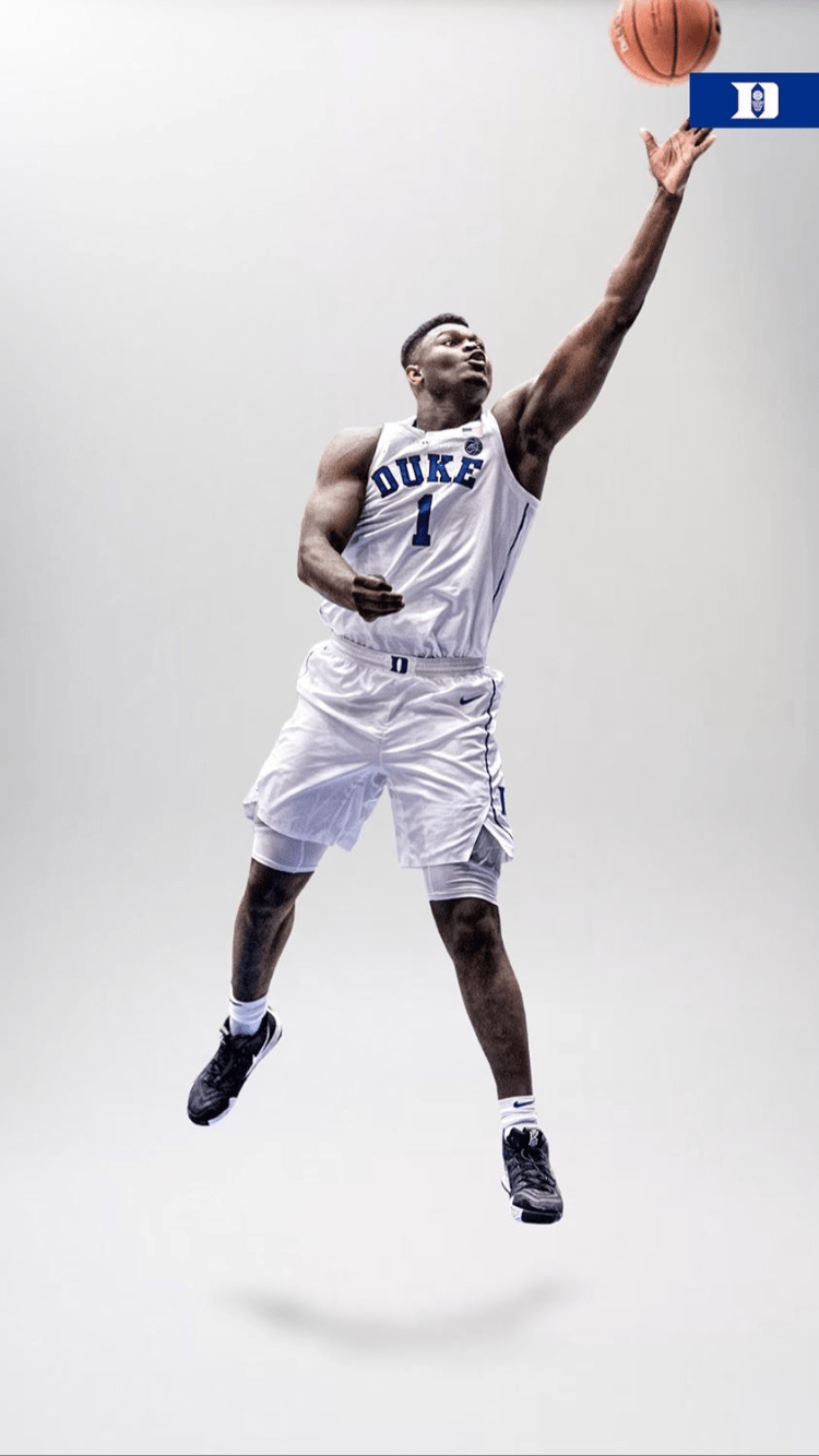 Zion Williamson, Duke, Virginia, Basketball, 750x1340 HD Handy