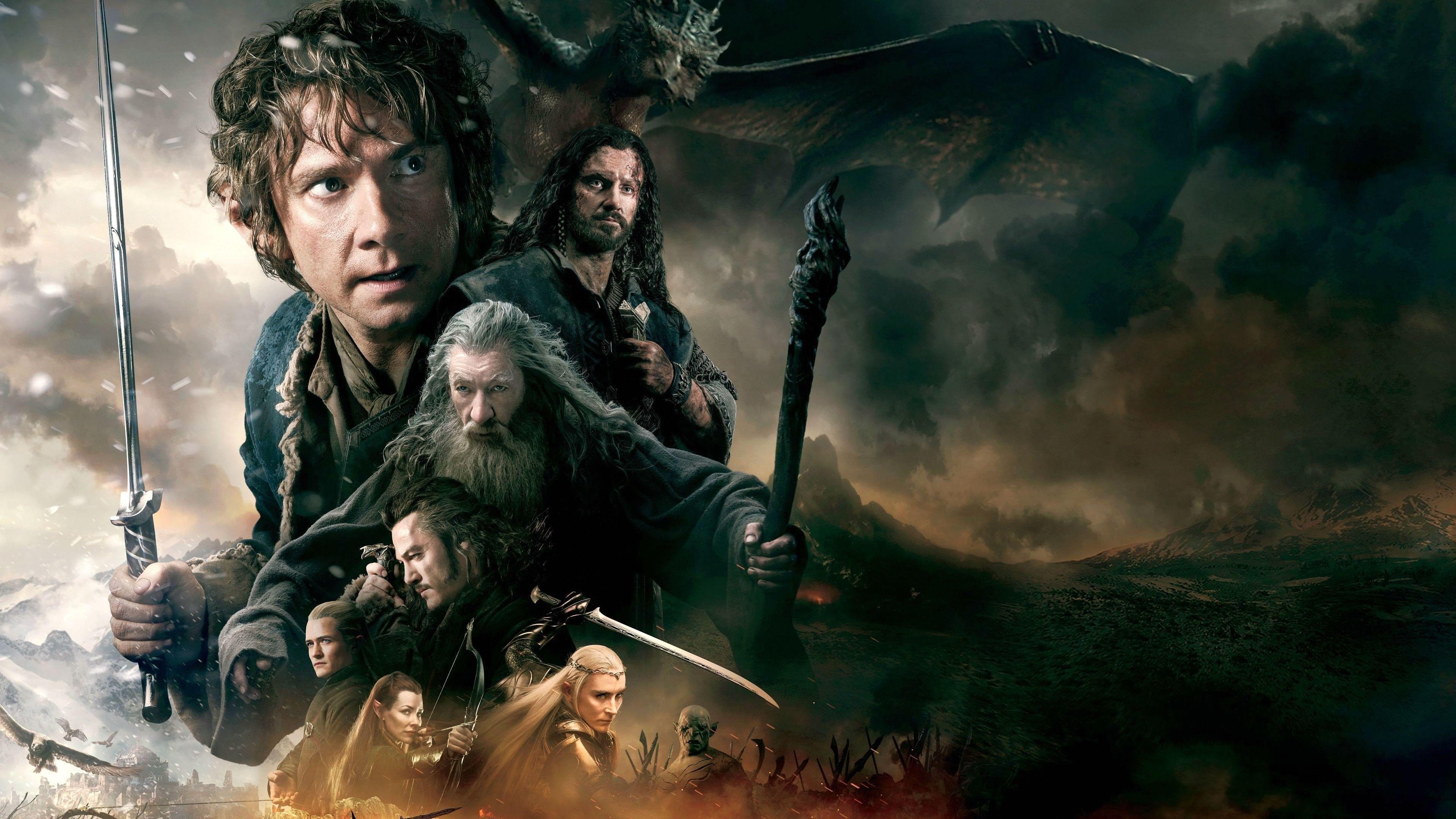 Der Hobbit, Smaug, Film, iPhone, Hintergrund, 3840x2160 4K Desktop