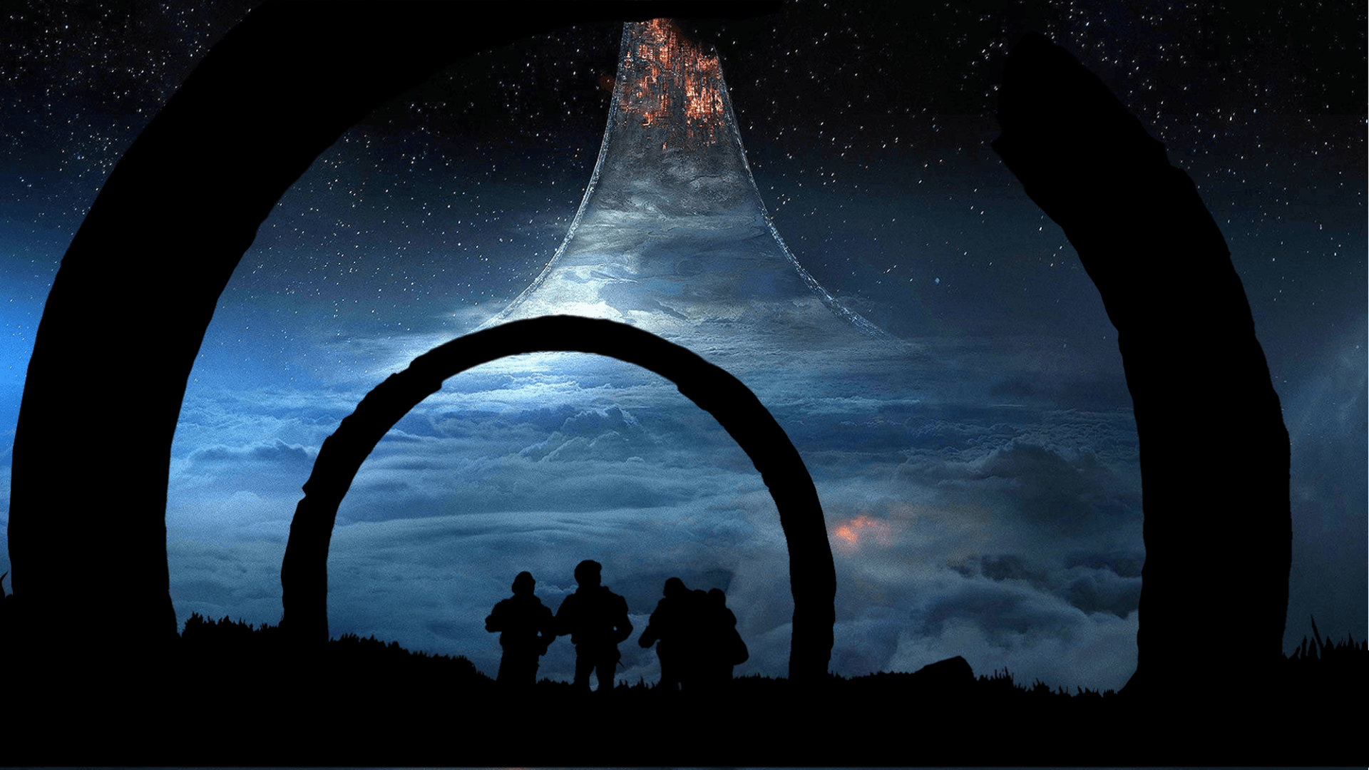 Halo Ring, Videospiel, Gaming, Nachrichten, Hintergrund, 1920x1080 Full HD Desktop