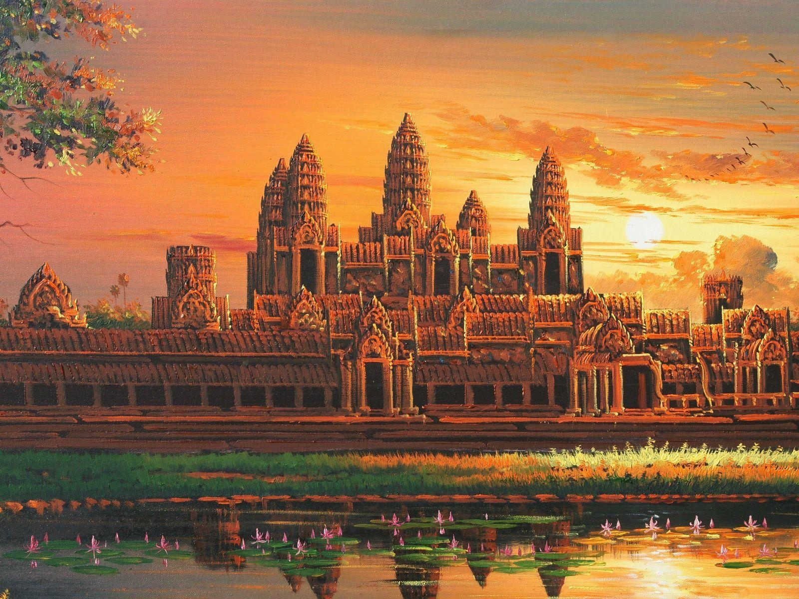 Angkor Wat, Reisen, Kambodscha, Kultur, Tempel, 1600x1200 HD Desktop