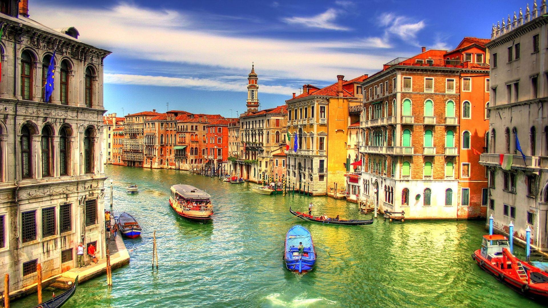 Venedig, Wasserstadt, Hintergrund, HD, Desktop, 1920x1080 Full HD Desktop