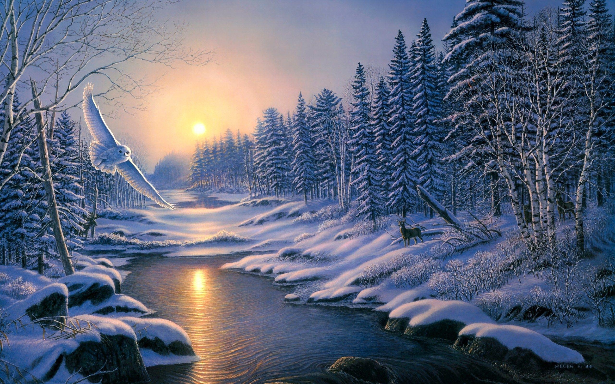 Winter, 577, Natur, Landschaft, Kälte, 2560x1600 HD Desktop