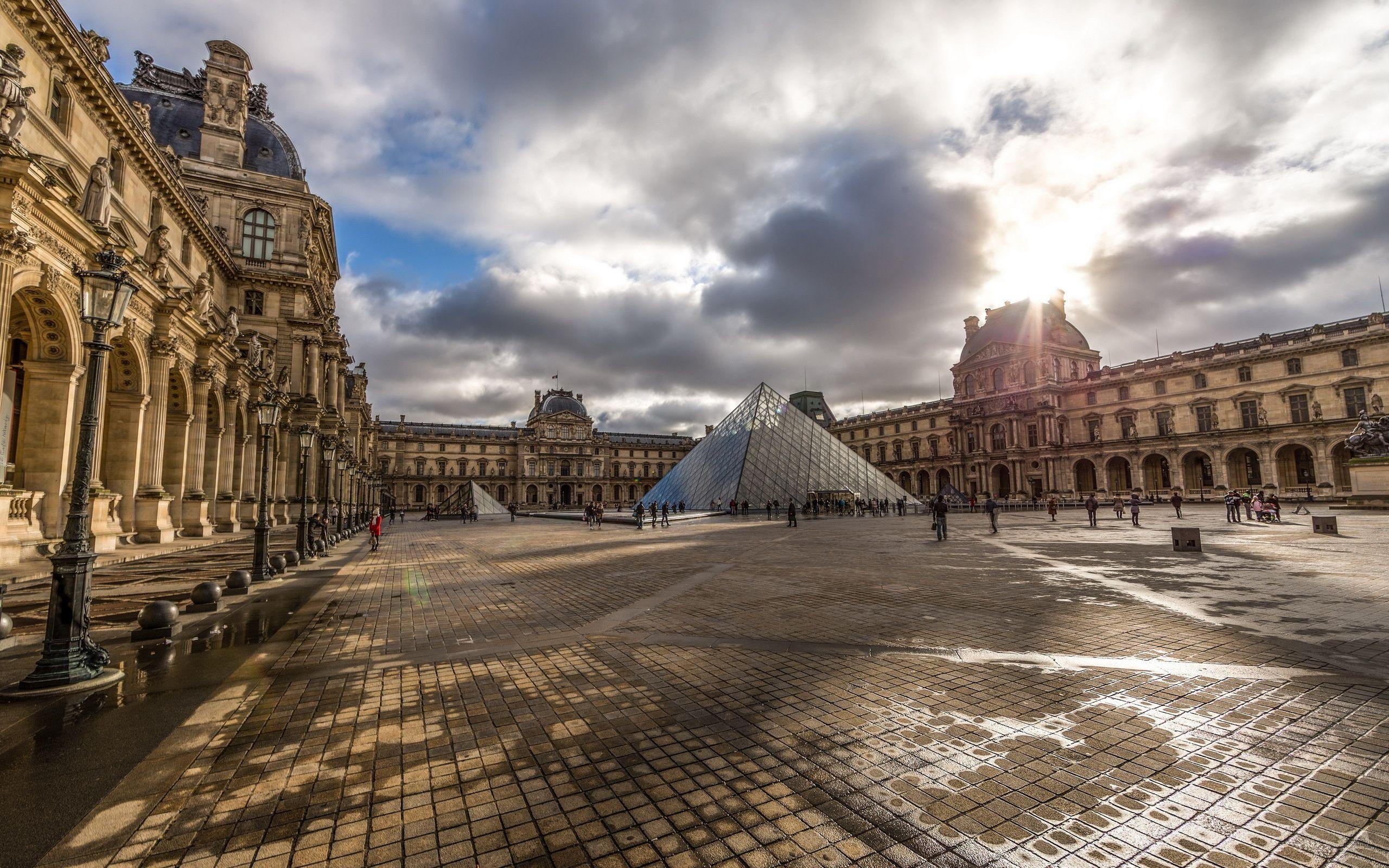 Louvre, HD, Hintergrund, Museum, Paris, 2560x1600 HD Desktop