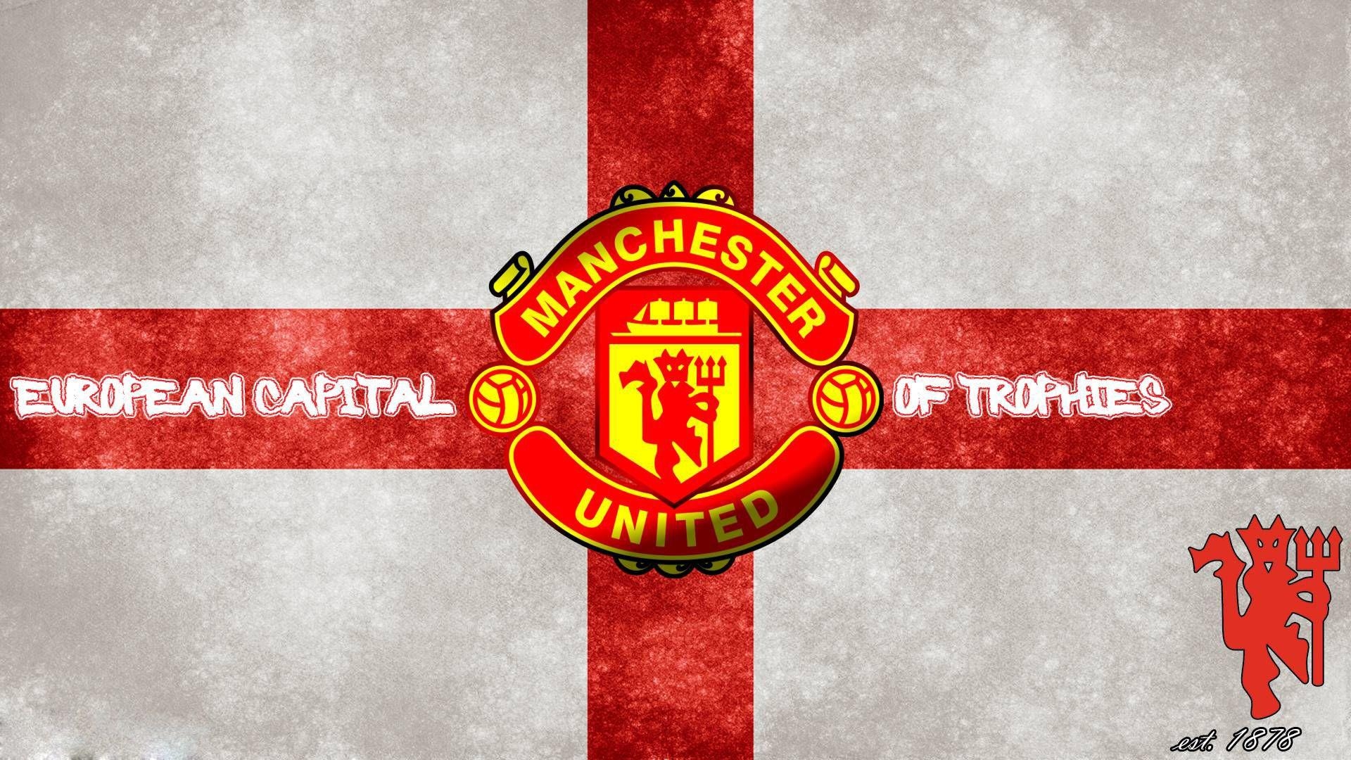 Manchester United, Logo, Fußball, Sport, Hintergrund, 1920x1080 Full HD Desktop