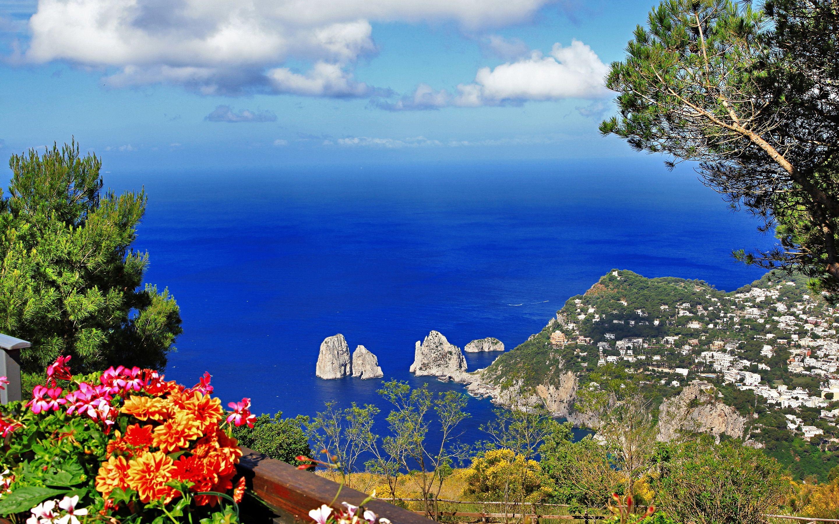 Anacapri, Capri, Italien, Insel, Reise, 2880x1800 HD Desktop