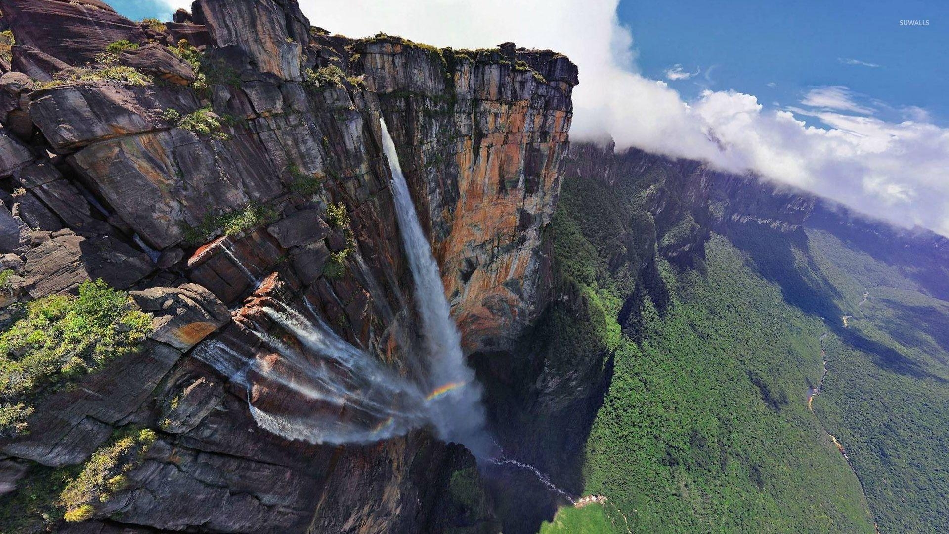 Angel Falls, 2, Wasserfall, Hintergrundbild, Majestätisch, 1920x1080 Full HD Desktop