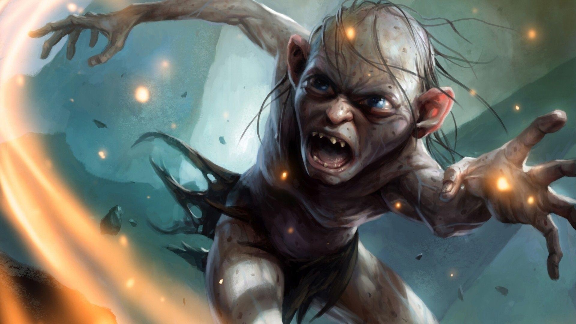 Gollum Charakter, Film, Fantasy, HD, Herr der Ringe, 1920x1080 Full HD Desktop