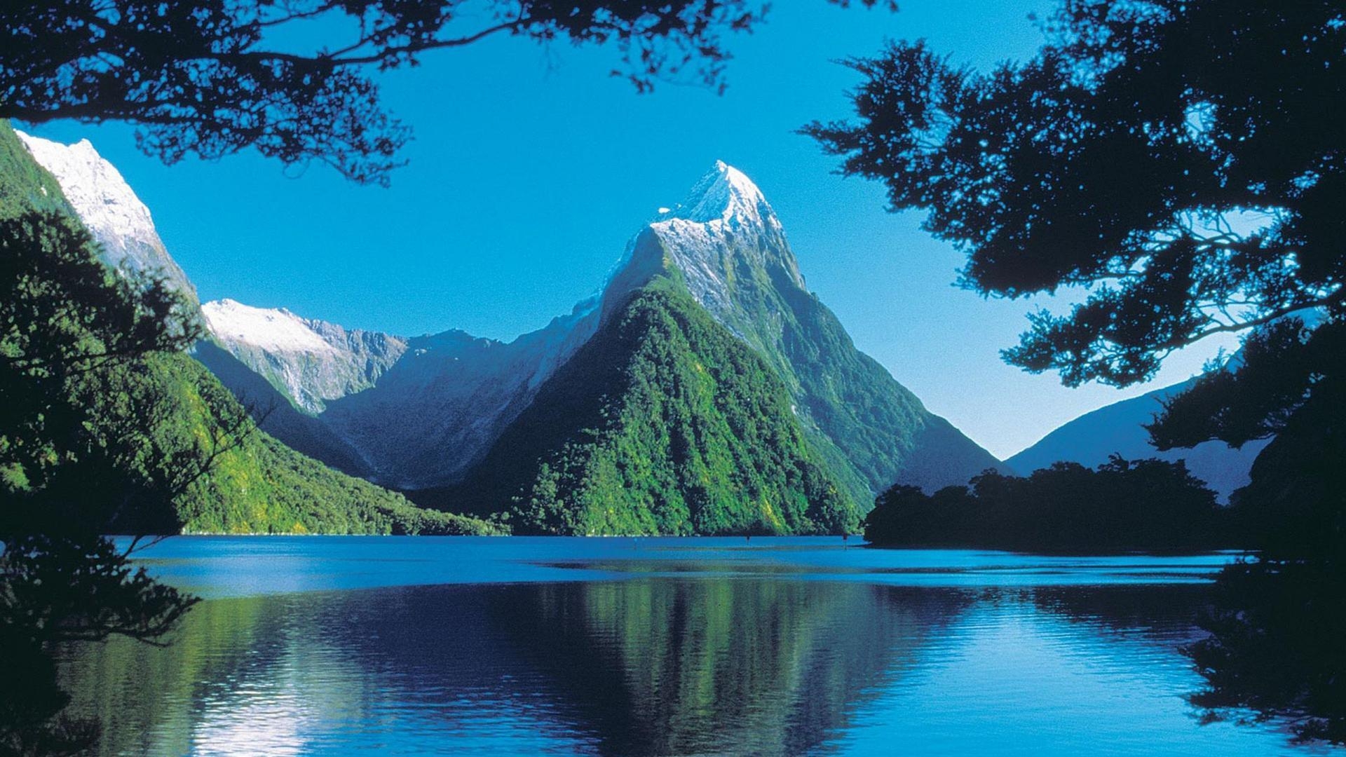 Fiordland, Nationalpark, Milford Sound, Neuseeland, Landschaft, 1920x1080 Full HD Desktop