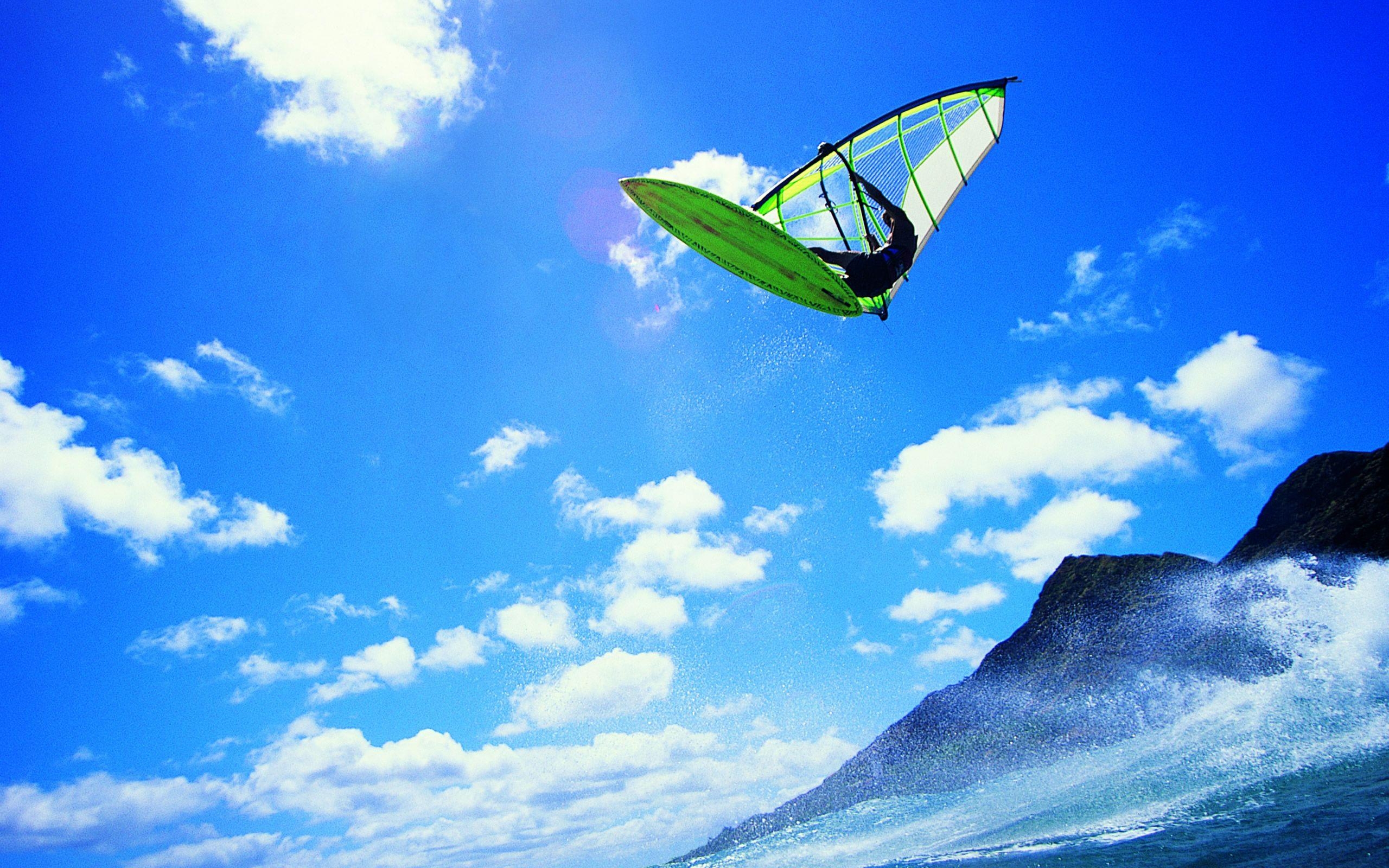 Windsurfen, HD, Hintergrund, Sport, Meer, 2560x1600 HD Desktop