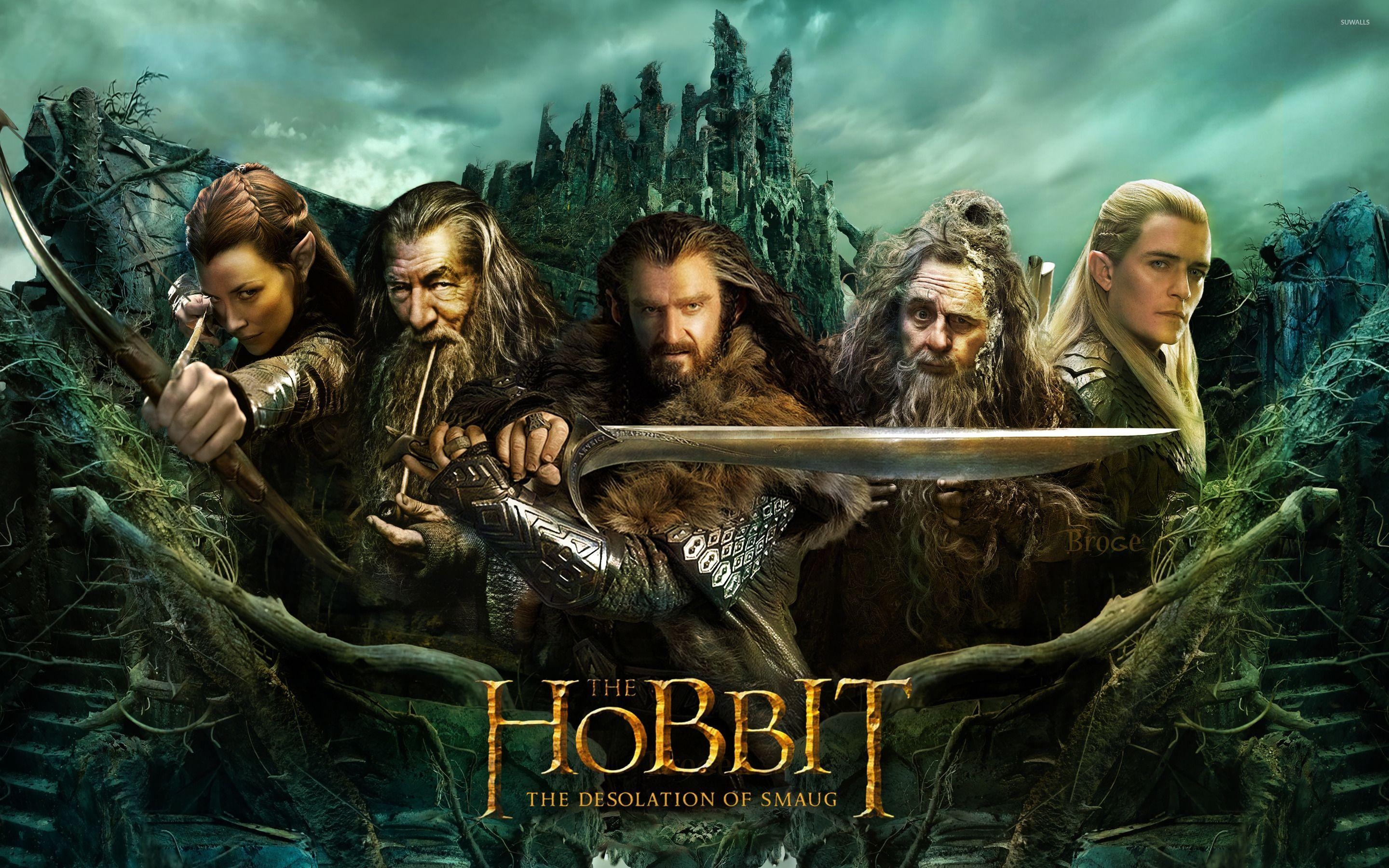 Hobbit 2, Film, Smaug, Zerstörung, Szenenbild, 2880x1800 HD Desktop