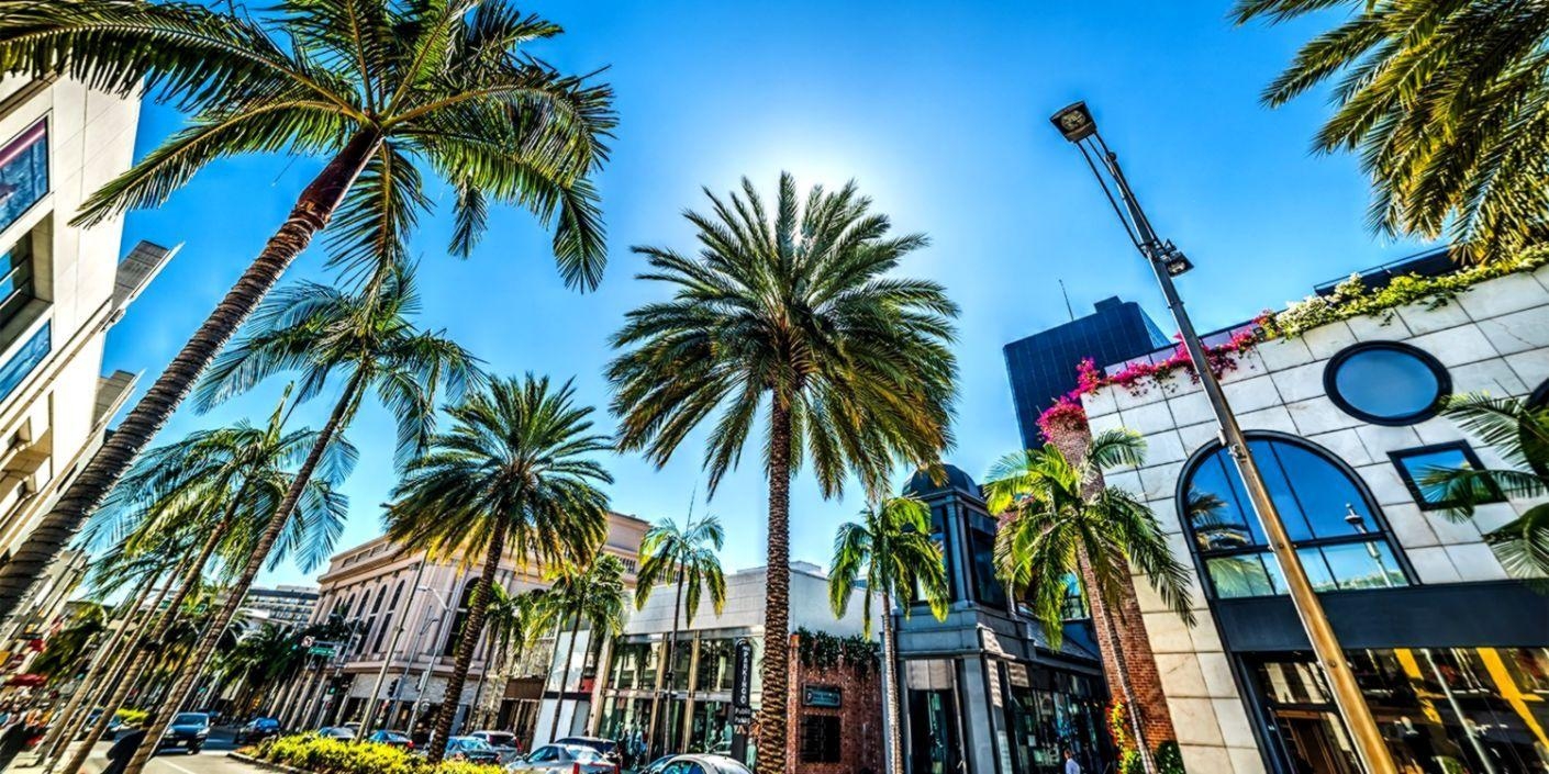 Rodeo Drive, Kalifornien, Beverly Hills, USA, Shopping, 1410x710 HD Desktop