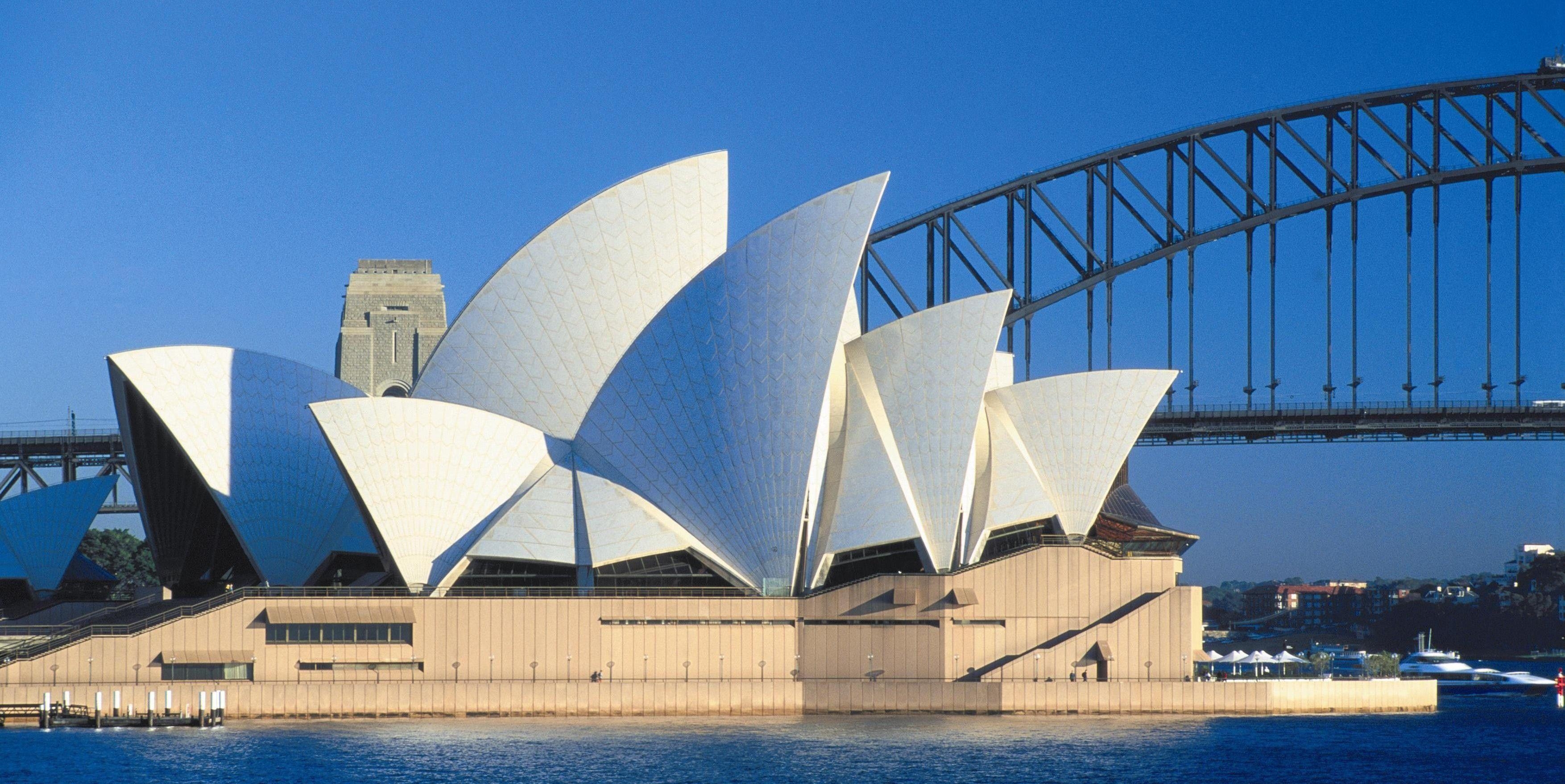 Sydney Opernhaus, Australien, Architektur, Sehenswürdigkeit, HD, 3510x1760 HD Desktop