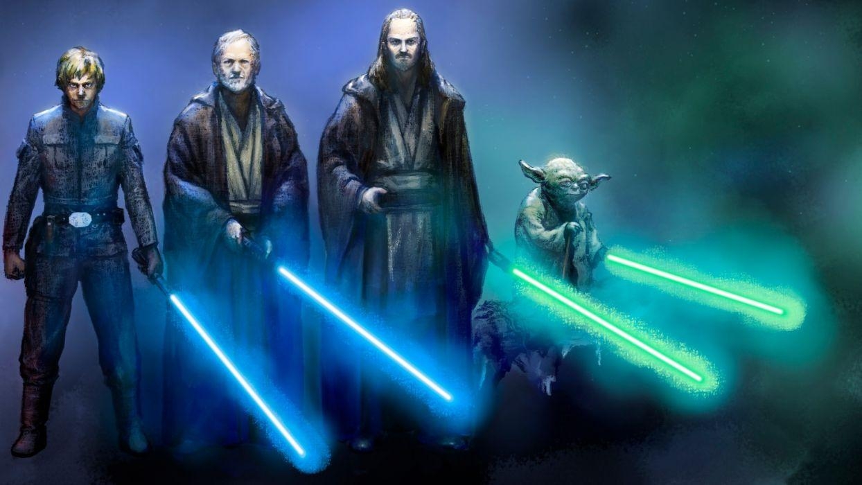 Lichtschwert, Star Wars, Yoda, Jedi, Hintergrund, 1250x700 HD Desktop