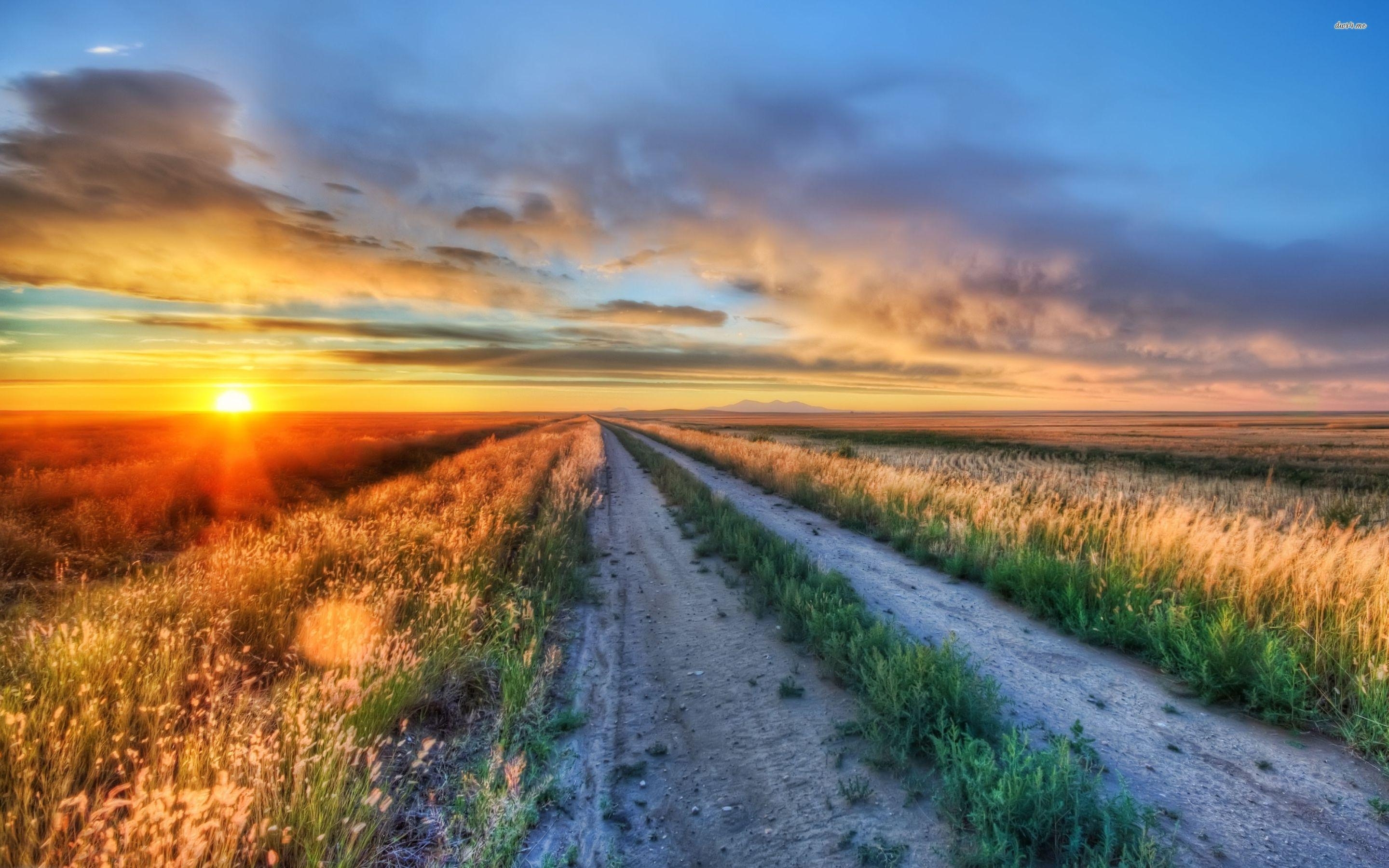 Sonnenuntergang, Montana, Landschaft, Natur, USA, 2880x1800 HD Desktop