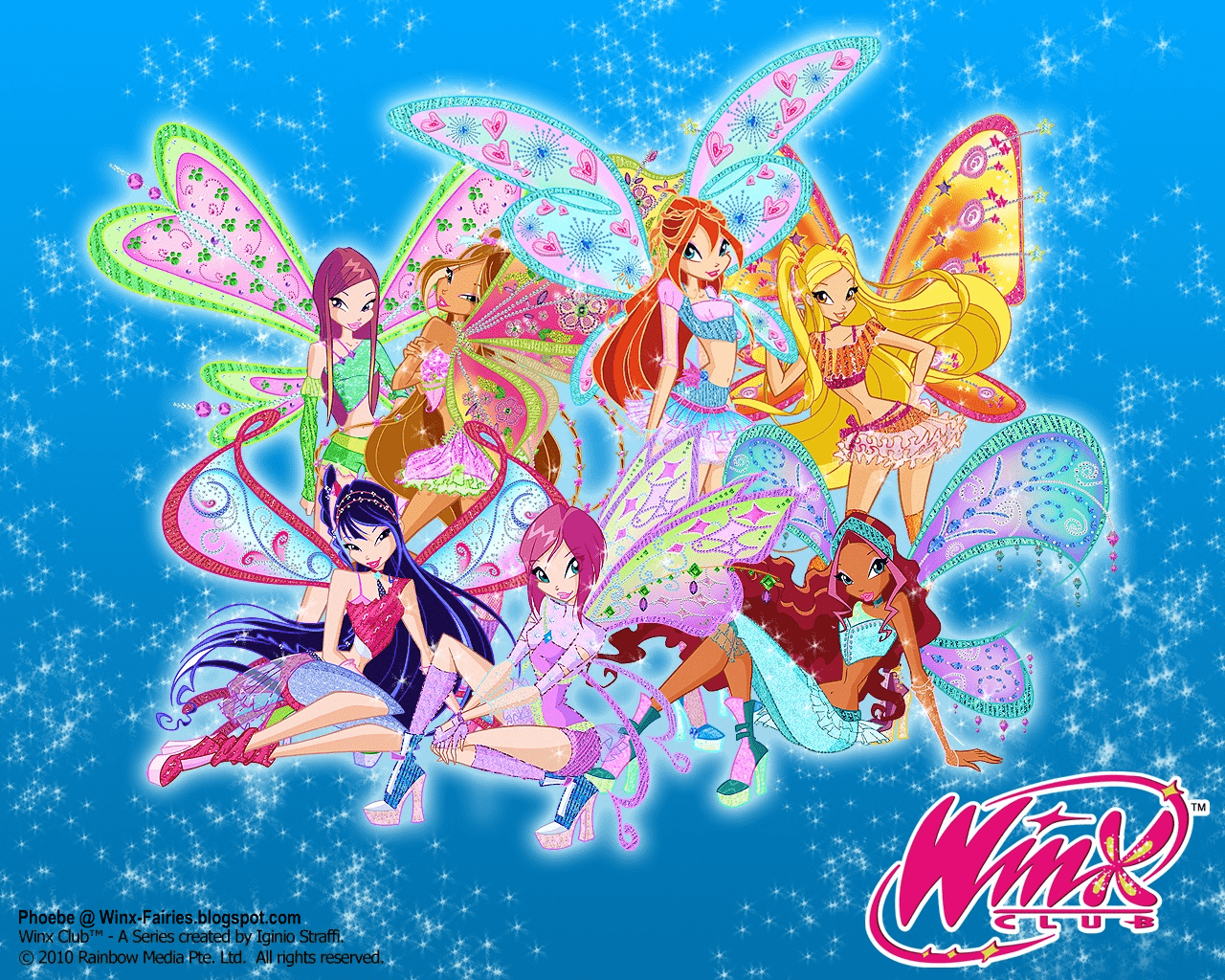 Winx Club, Cartoon, Feen, Bloom, Fantasie, 1280x1030 HD Desktop