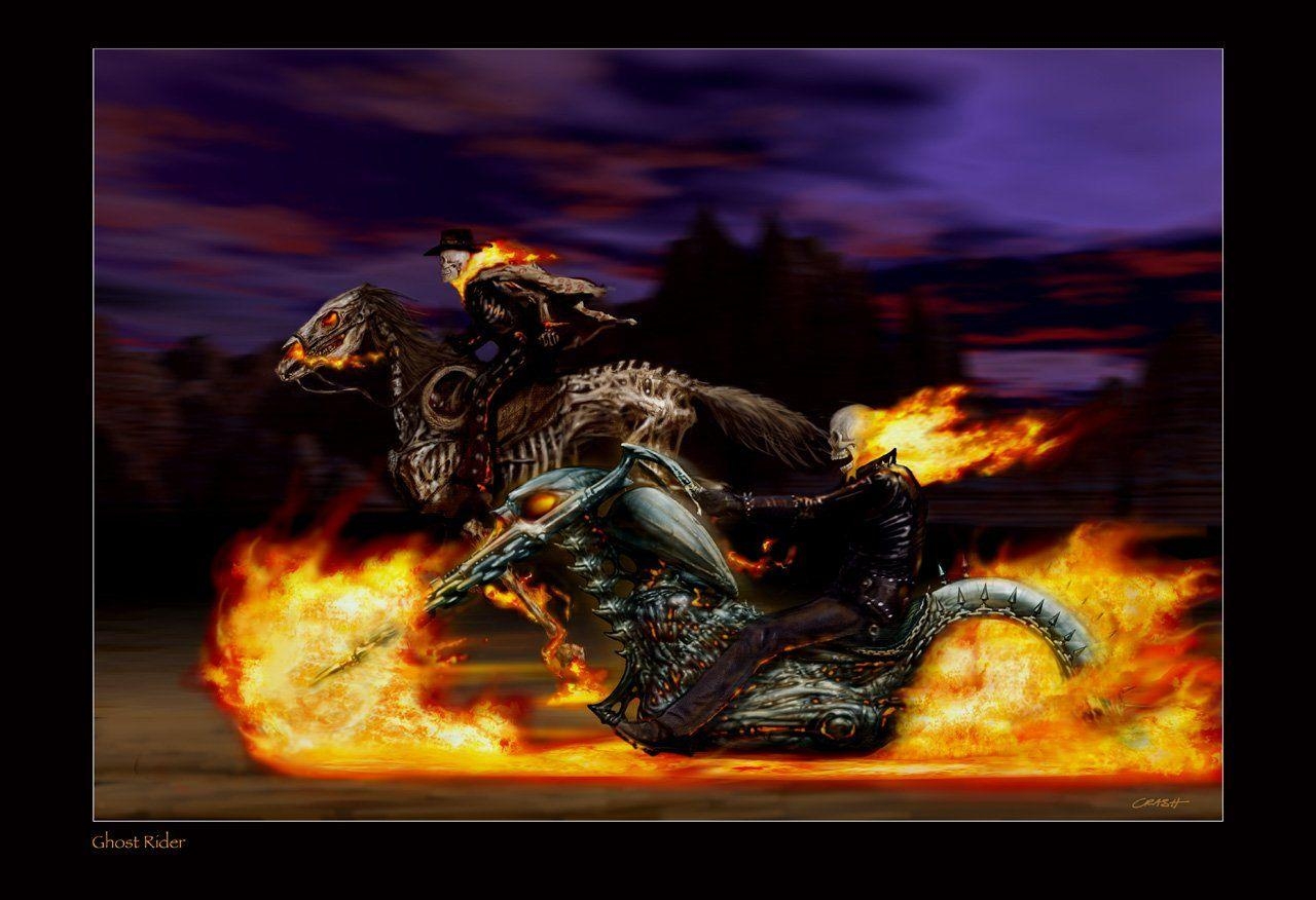 Ghost Rider, Hochauflösend, Marvel, Film, Ikonisch, 1280x880 HD Desktop