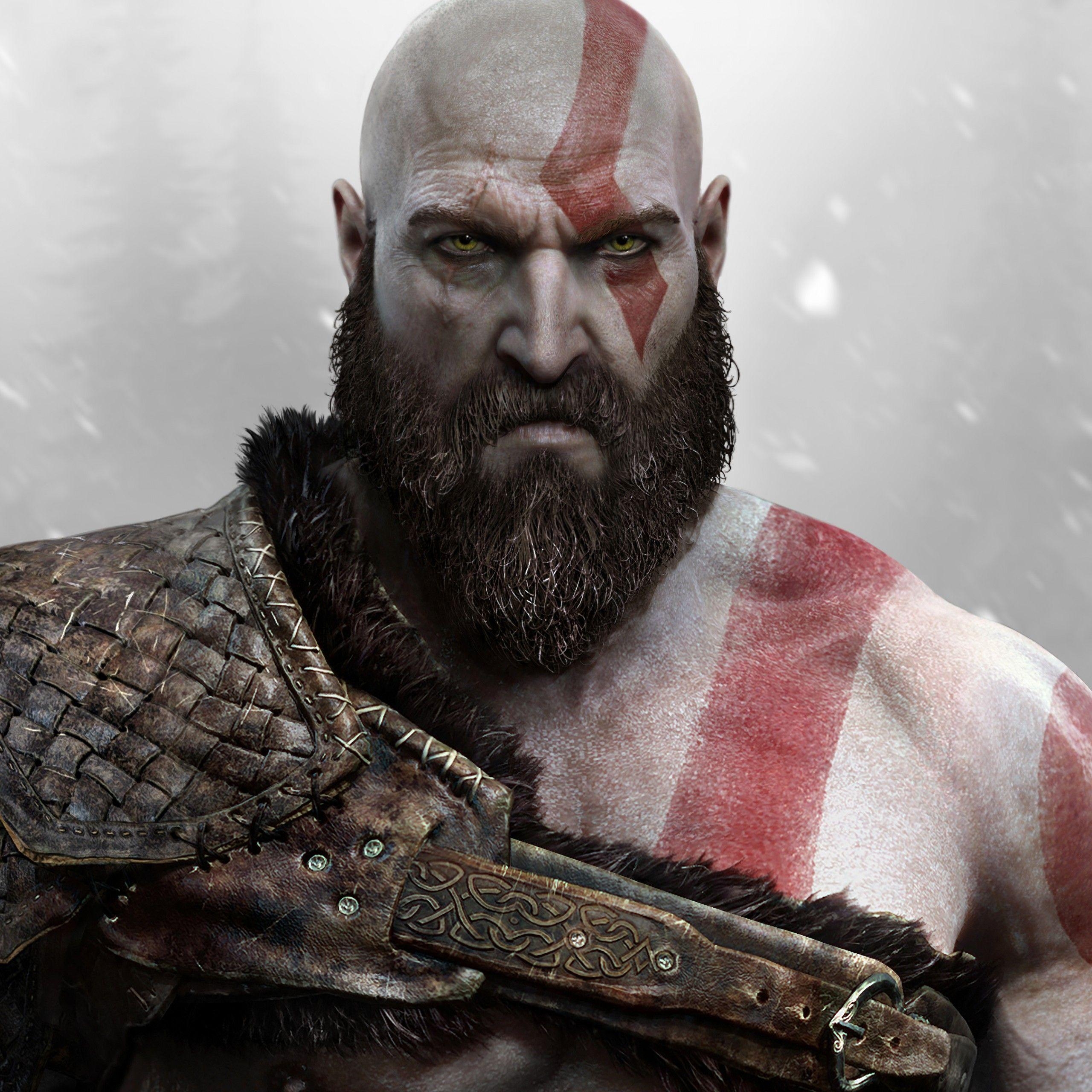 Kratos, God of War, PS 2017, 4K, Spiele, 2560x2560 HD Handy