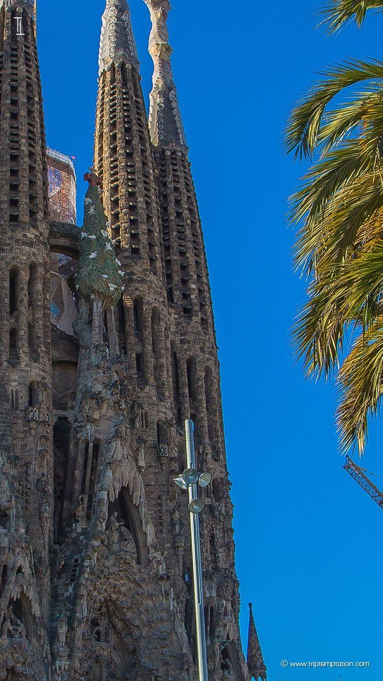 Sagrada Familia, Download, Barcelona, Architektur, iPhone, 750x1340 HD Handy