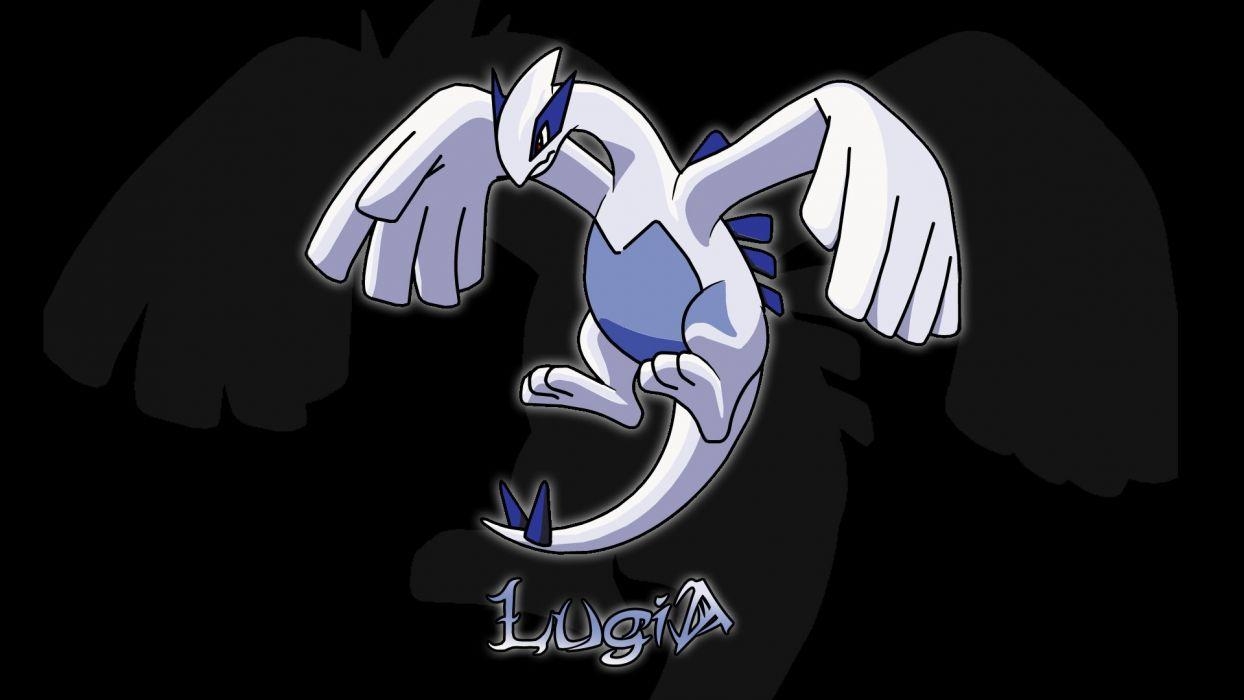 Lugia, Pokémon, Schwarzer Hintergrund, x1080, Anime, 1250x700 HD Desktop