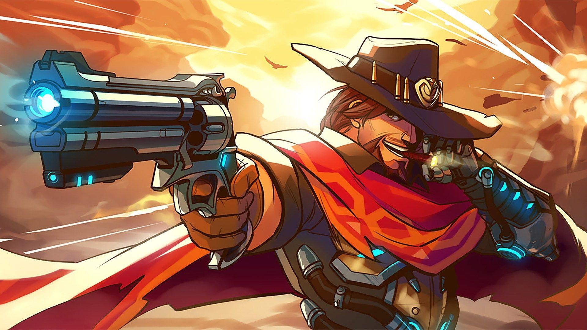 McCree, Overwatch, 4K, Videospiel, Charakter, 1920x1080 Full HD Desktop