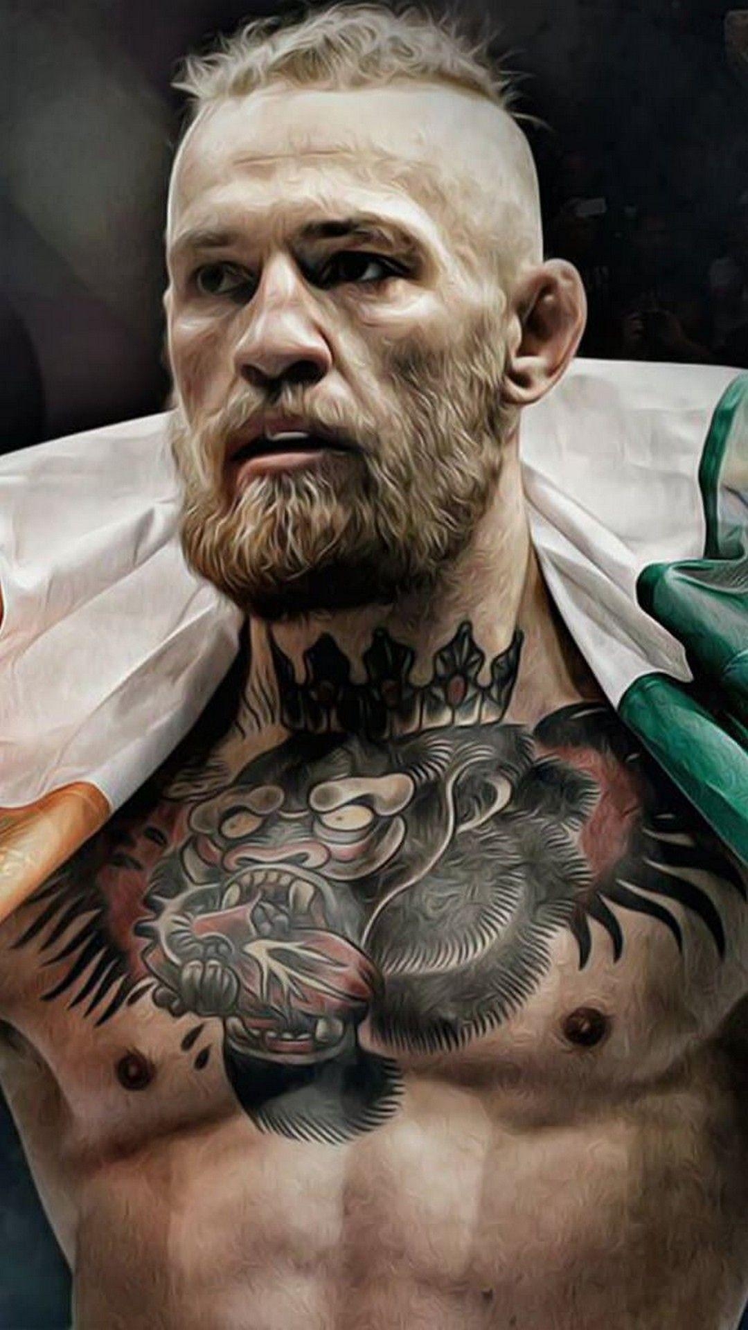 Conor McGregor, iPhone 7, 3D Hintergrund, UFC-Idol, Sport, 1080x1920 Full HD Handy