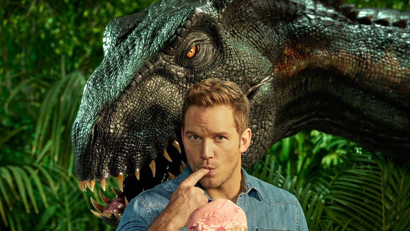 Chris Pratt, Jurassic World, Film, Hollywood, Schauspieler, 1360x770 HD Desktop