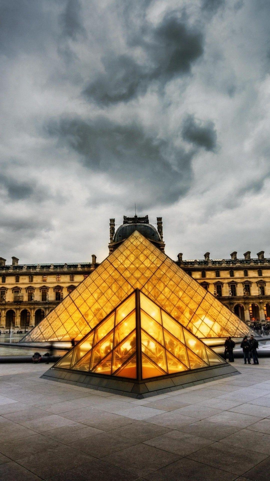 Louvre, Wallpaper, Museum, Paris, Frankreich, 1080x1920 Full HD Handy