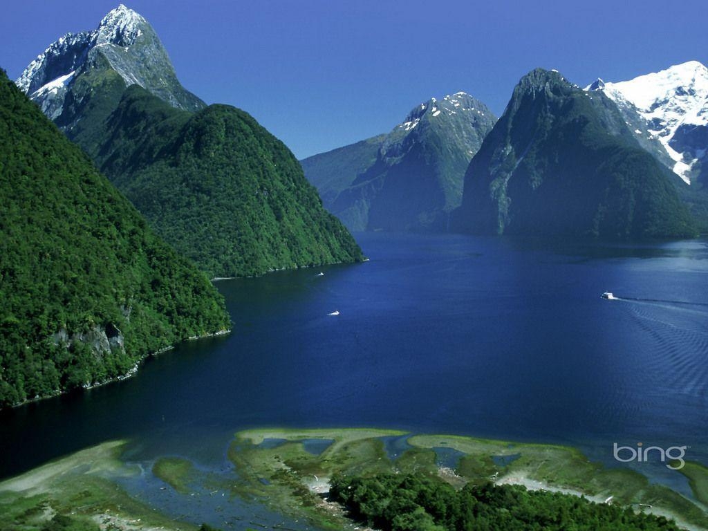 Milford Sound, Landschaft, Neuseeland, Reisen, Natur, 1030x770 HD Desktop