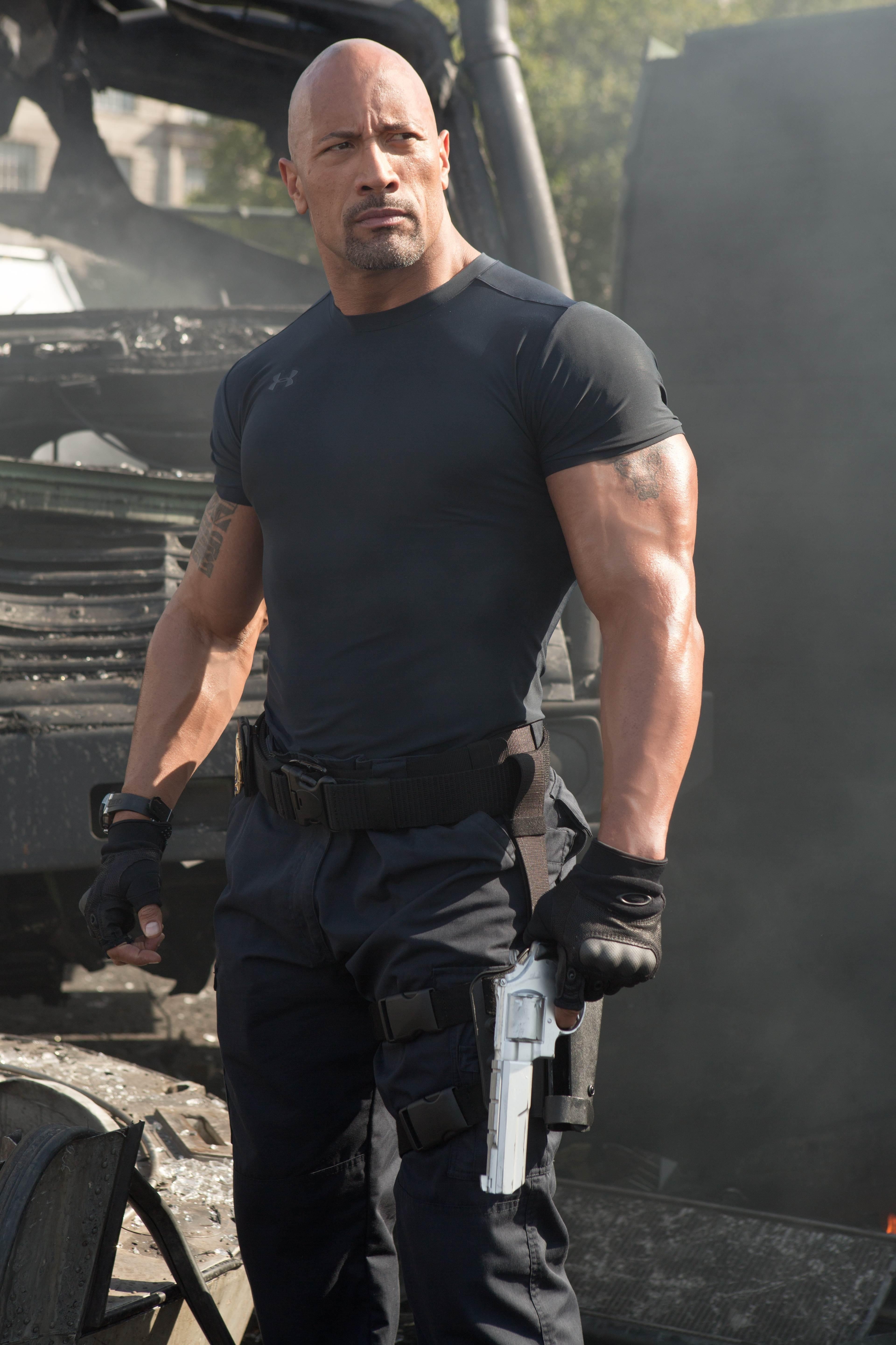 Fast and Furious, Dwayne Johnson, Hintergrund, Action, Film, 3840x5760 4K Handy