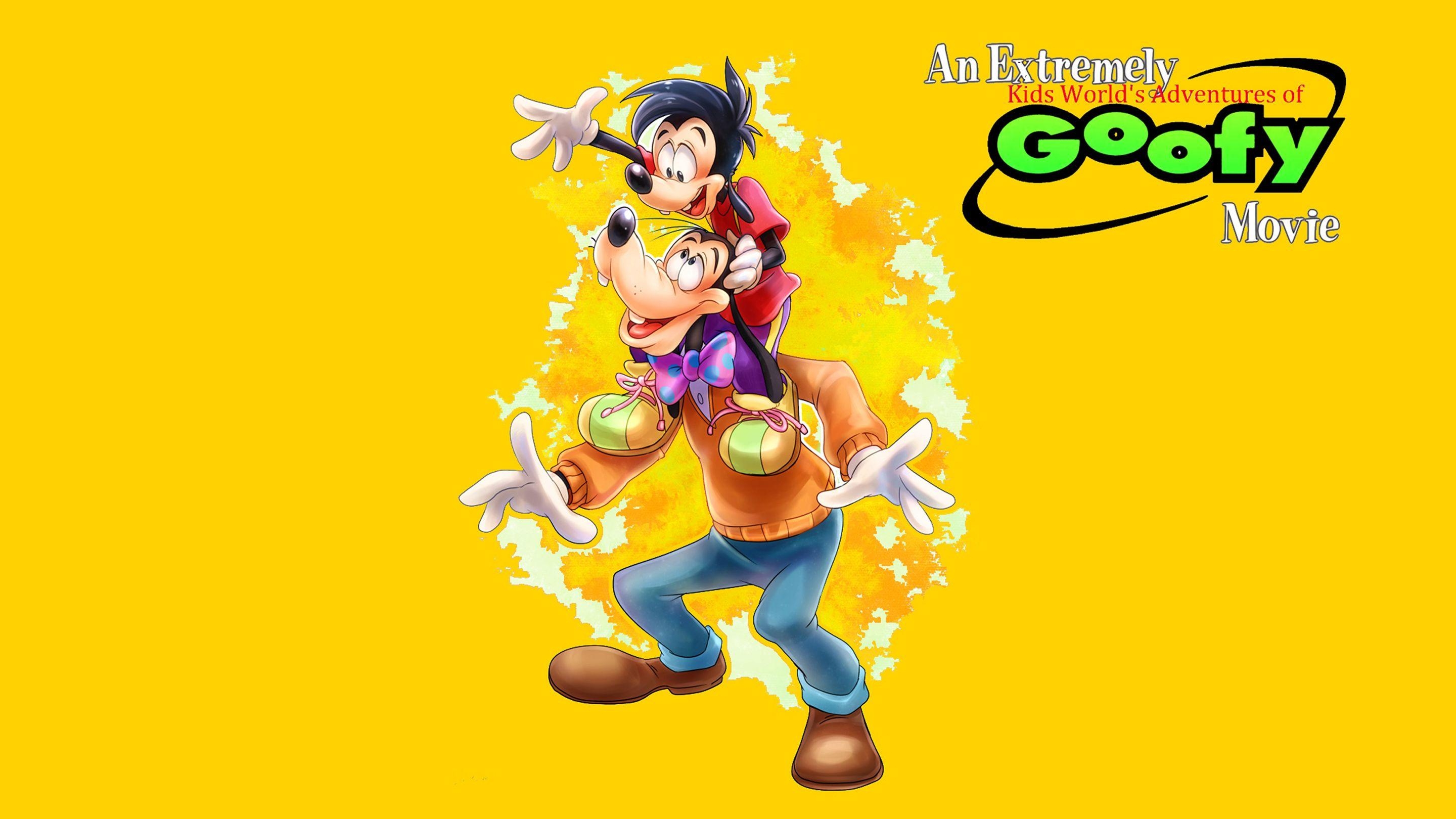 Goofy, Max, Disney, Filmplakat, Cartoon, 2880x1620 HD Desktop