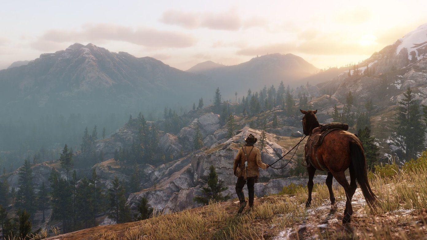 Red Dead Redemption 2, 4K, HD, Videospiel, Western, 1400x790 HD Desktop