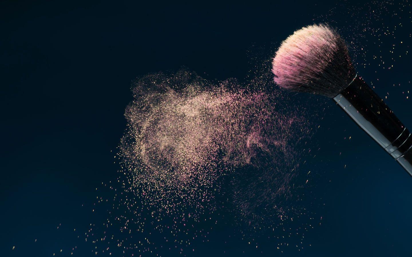 Makeup Pinsel, Kosmetik, Hintergrundbild, Schönheit, Schminkzubehör, 1440x900 HD Desktop