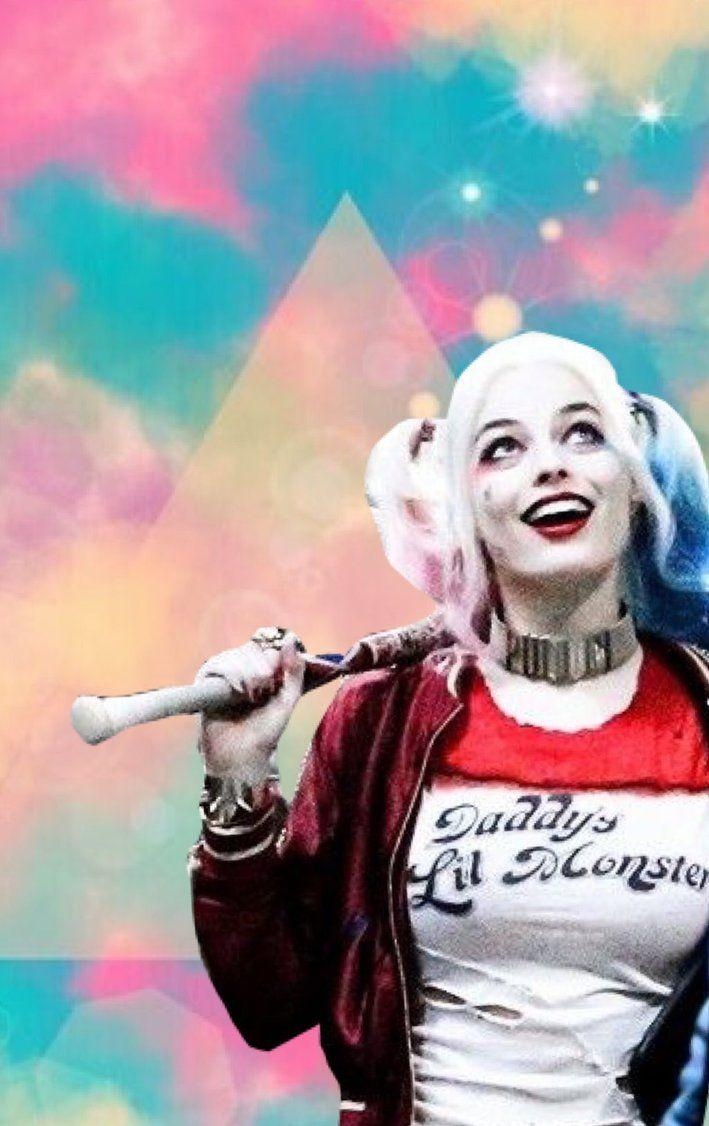 Harley Quinn, Margot Robbie, Comic, Film, Hintergrund, 710x1130 HD Handy