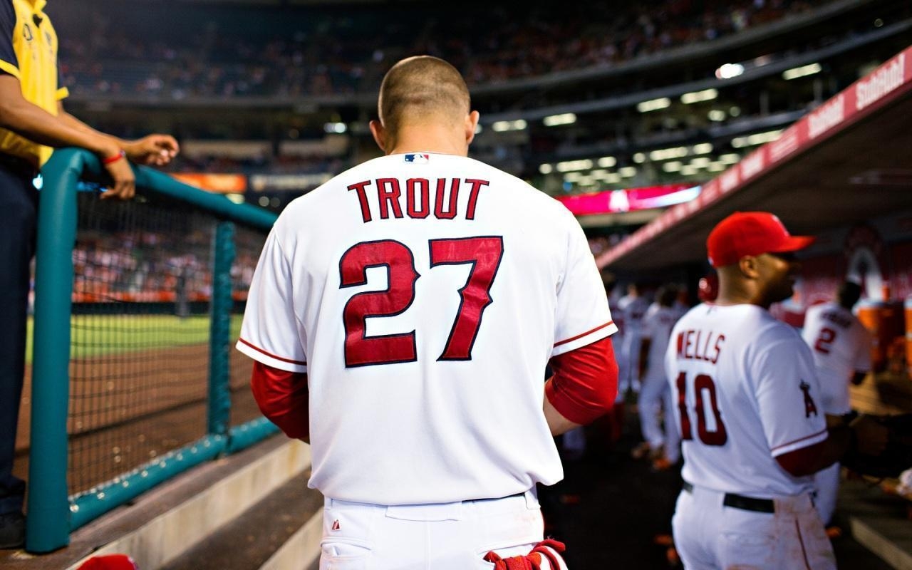 Mike Trout, Sport, Hintergrund, Baseball, Bild, 1280x800 HD Desktop