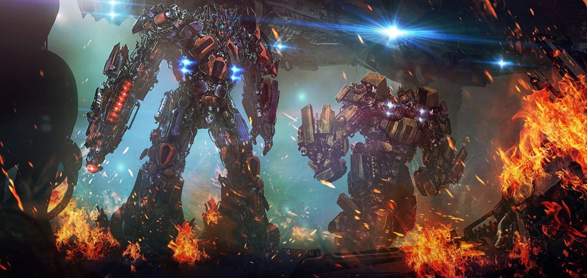 Ironhide, Transformers, Optimus Prime, Comics, Roboter, 1920x910 Dual Screen Desktop