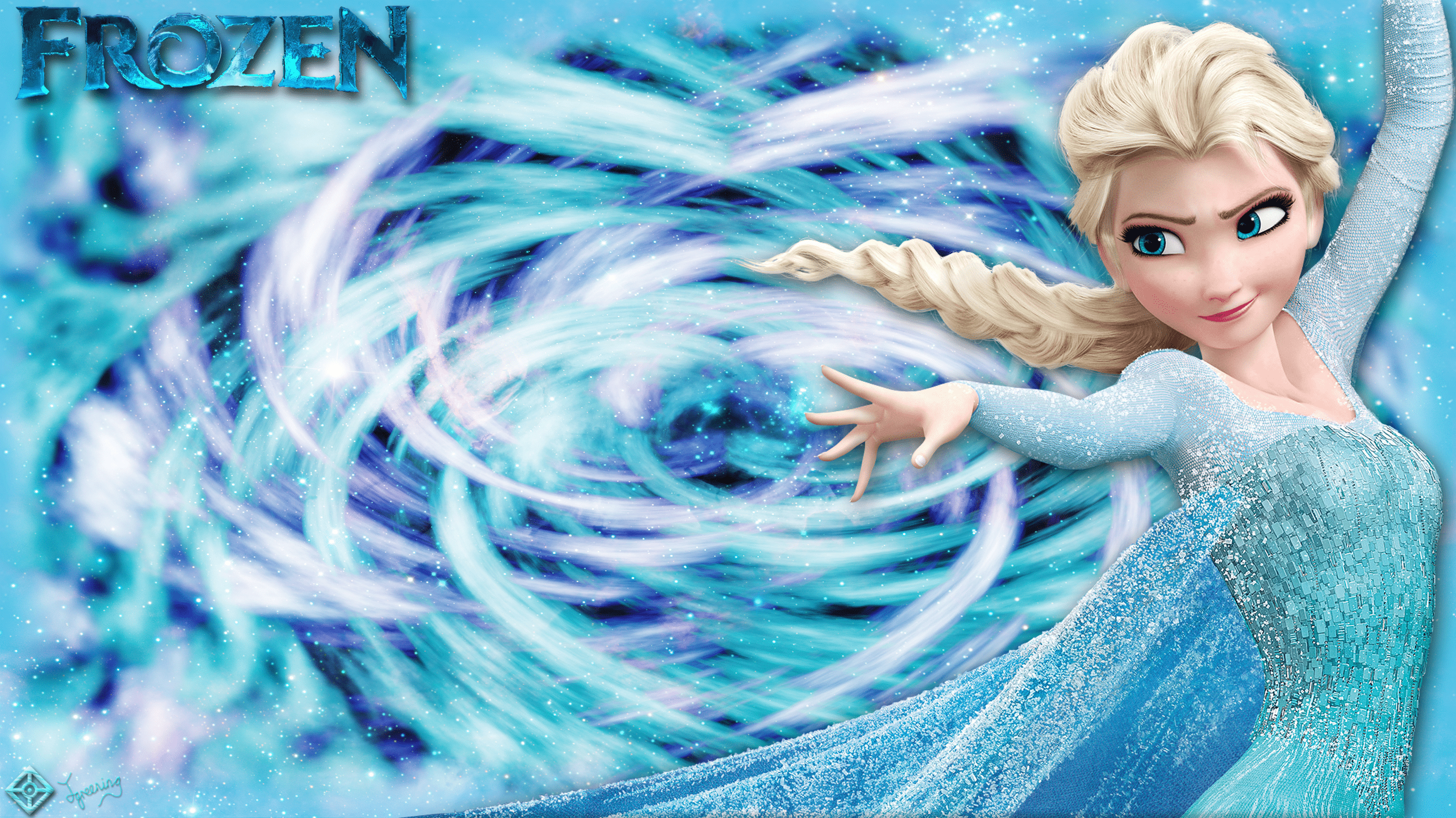 Elsa, Frozen, HD, Kunst, Disney, 2740x1540 HD Desktop