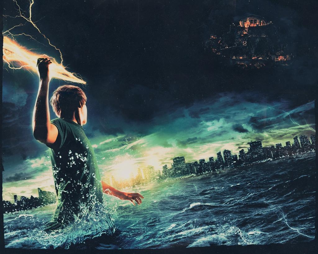 Percy Jackson, Bücher, Hintergrund, Mythos, 1030x820 HD Desktop