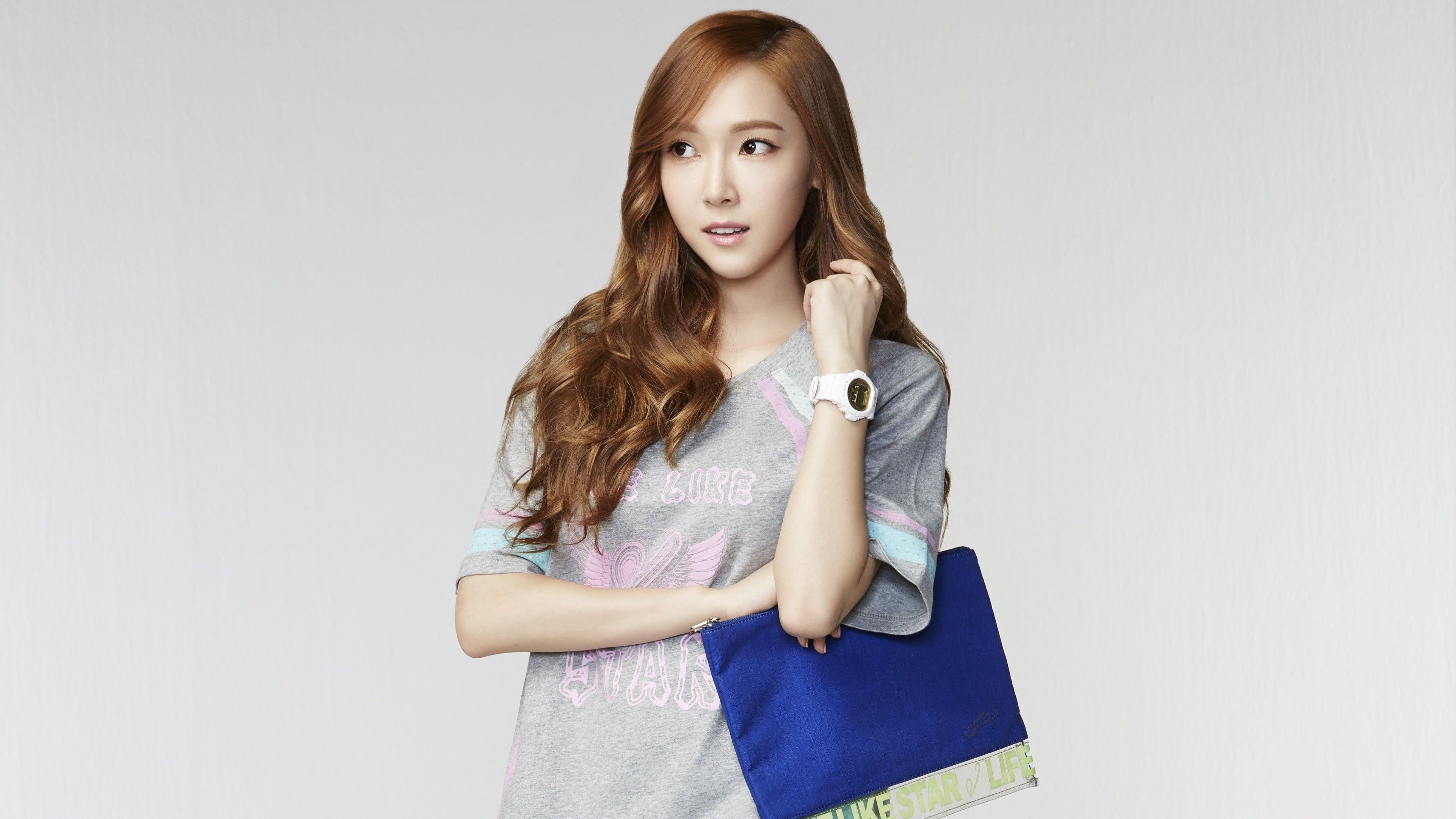 Jessica Jung, K-Pop, Modell, Frauen, Rotes Haar, 3840x2160 4K Desktop