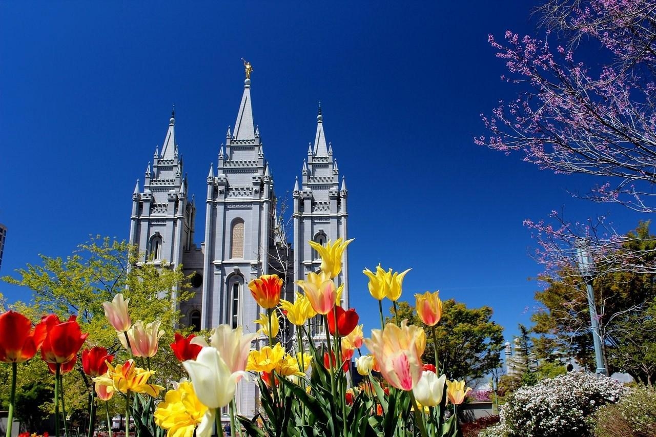 Mormon Tempel Religionsbild Utah Architektur, 1280x860 HD Desktop