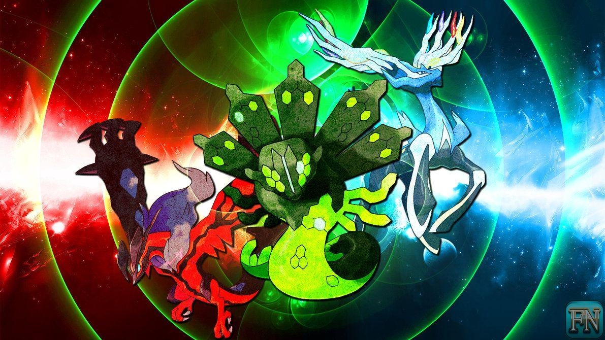 Pokémon, Xerneas, Yveltal, Zygarde, legendär, 1200x670 HD Desktop