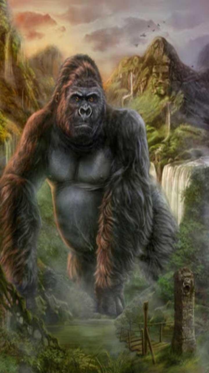 King Kong, Android, Wallpaper, Abenteuer, Riesenaffe, 720x1280 HD Handy