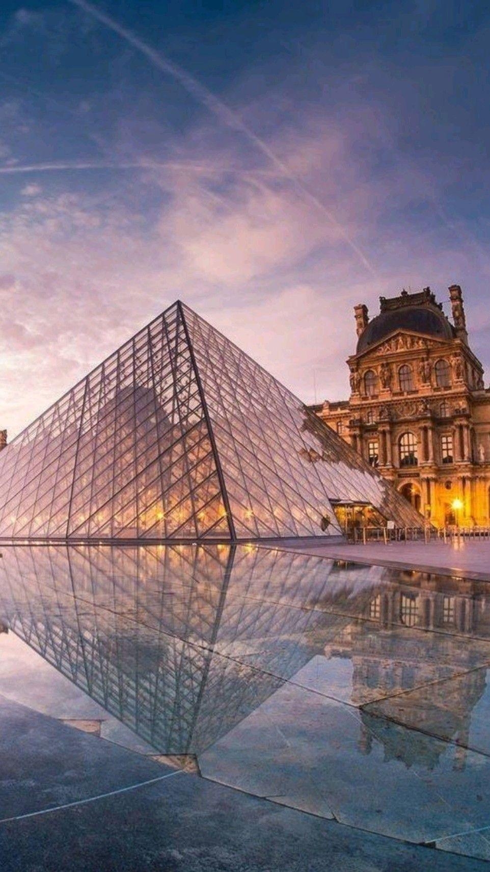 Louvre, Museum, Paris, Frankreich, Reisen, 970x1710 HD Handy