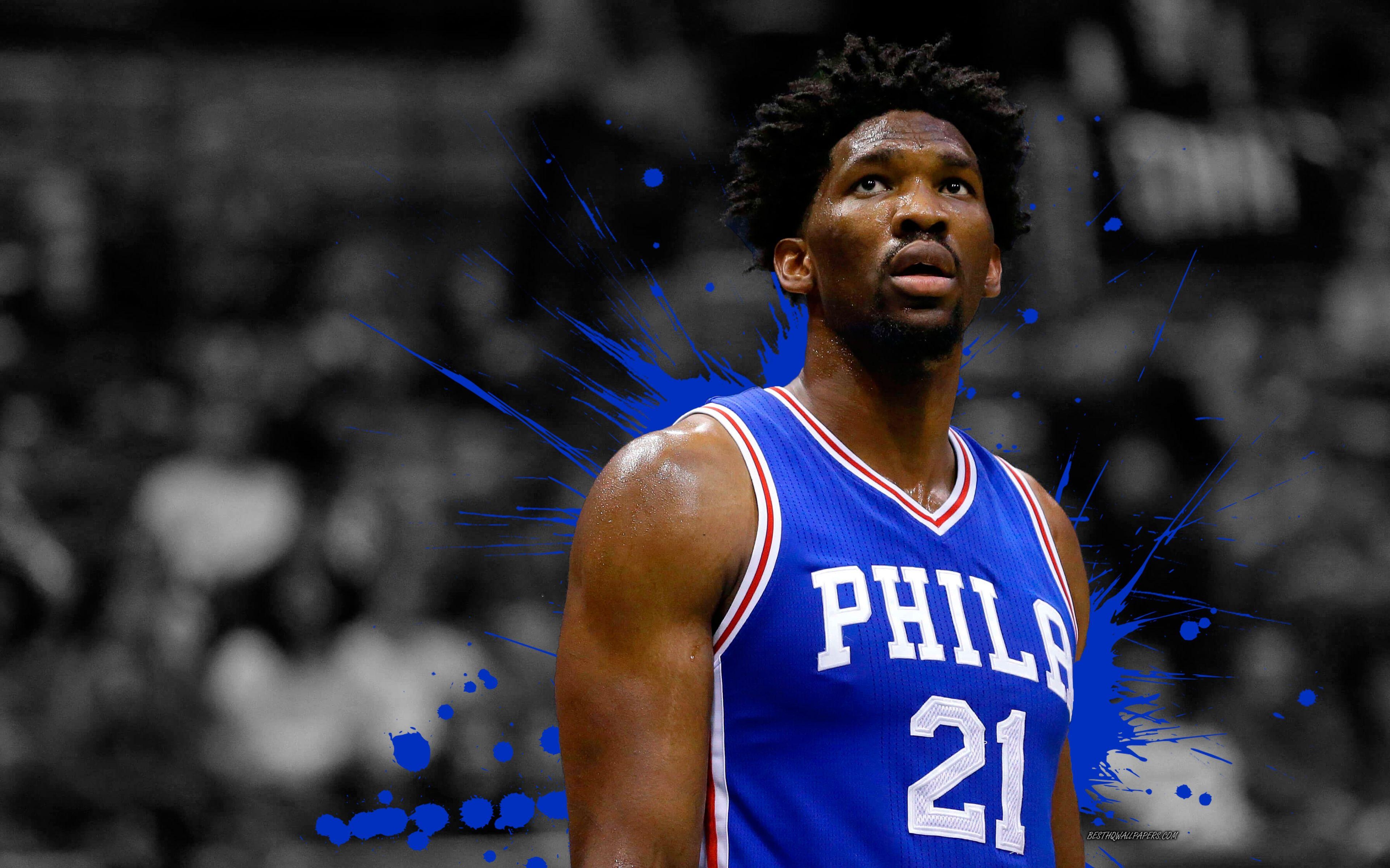 Joel Embiid, 4K, Basketball, Spieler, NBA, 3840x2400 4K Desktop