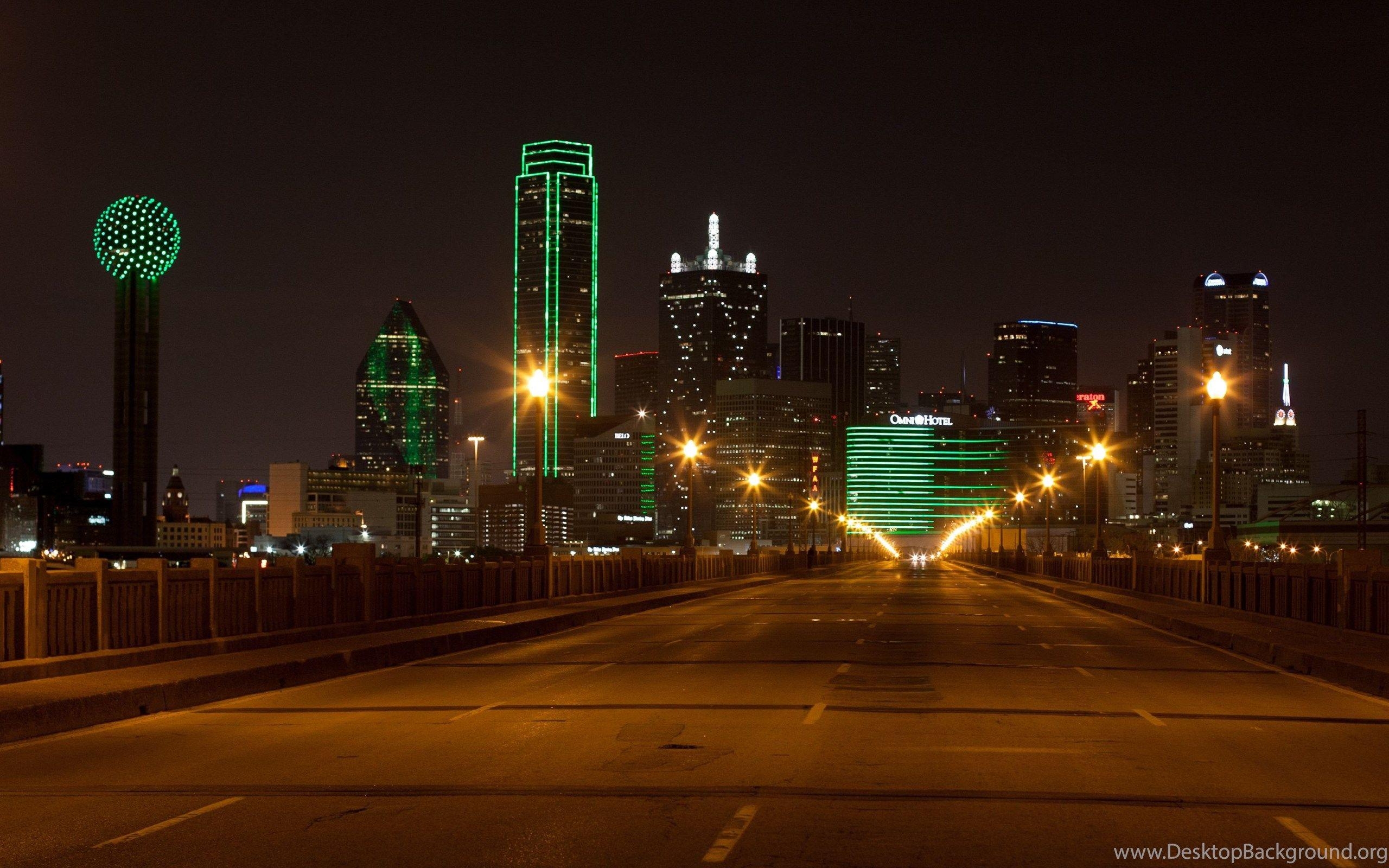 Dallas Texas, Skyline, Reisen, Stadtansicht, Nacht, 2560x1600 HD Desktop